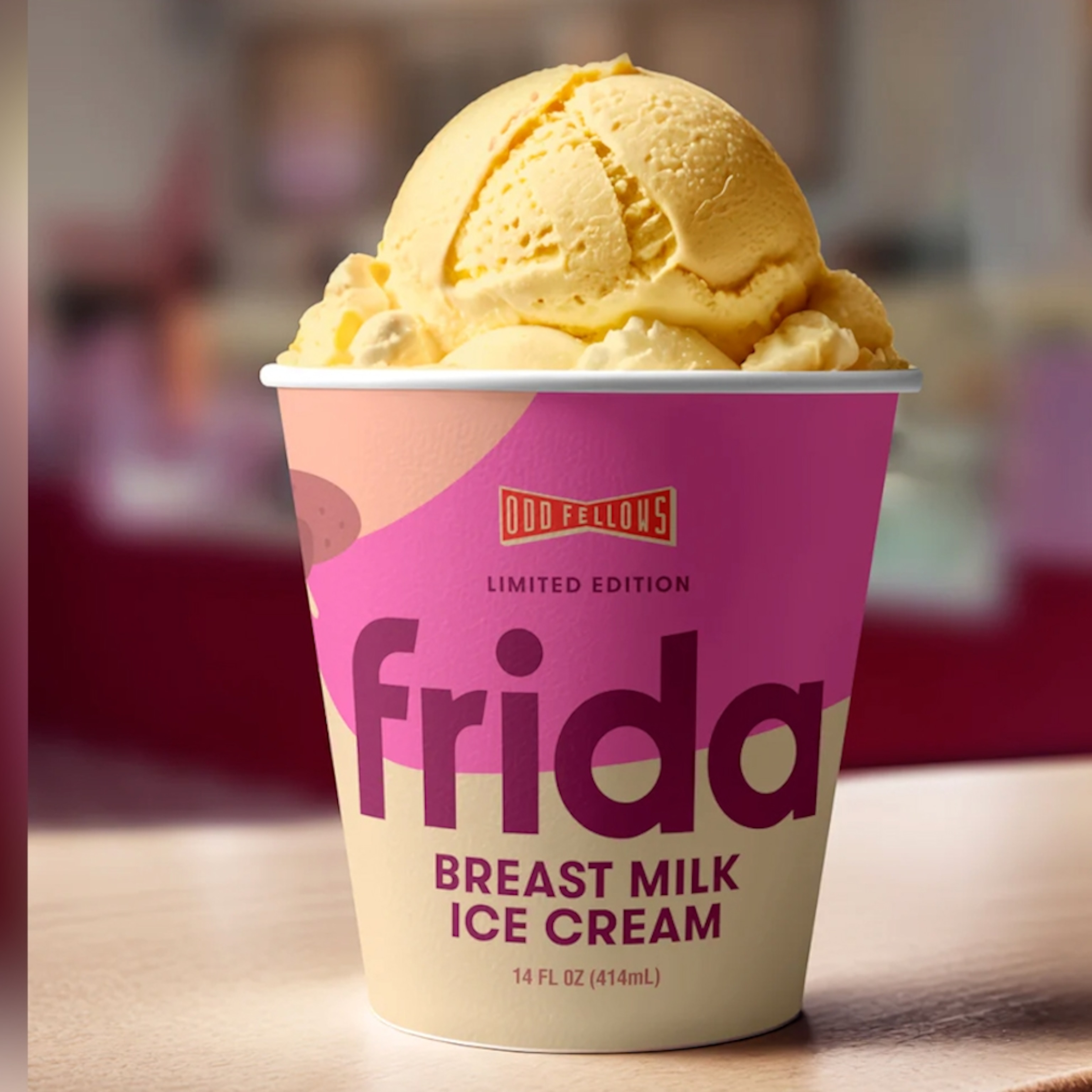 Video Breast milk-flavored ice cream available nationwide for a
