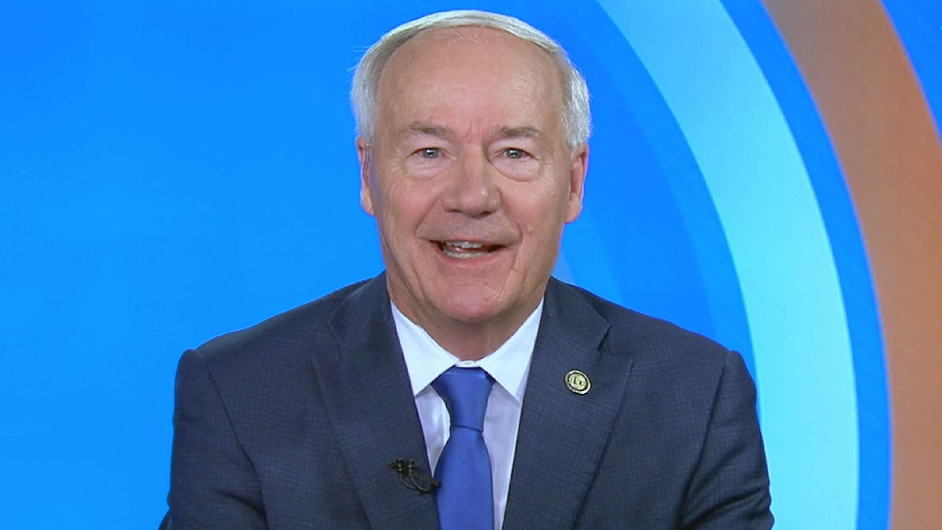 PHOTO: Republican presidential canditate Asa Hutchinson appeared on "GMA3" on July 17, 2023.