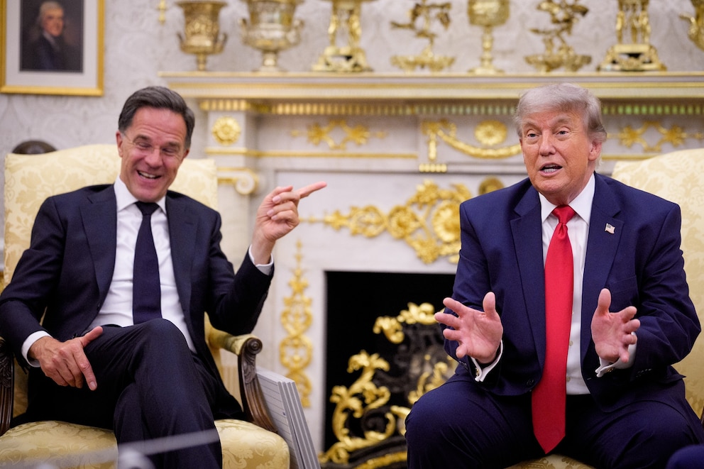 PHOTO: President Trump Meets With NATO Secretary-General Mark Rutte In The Oval Office