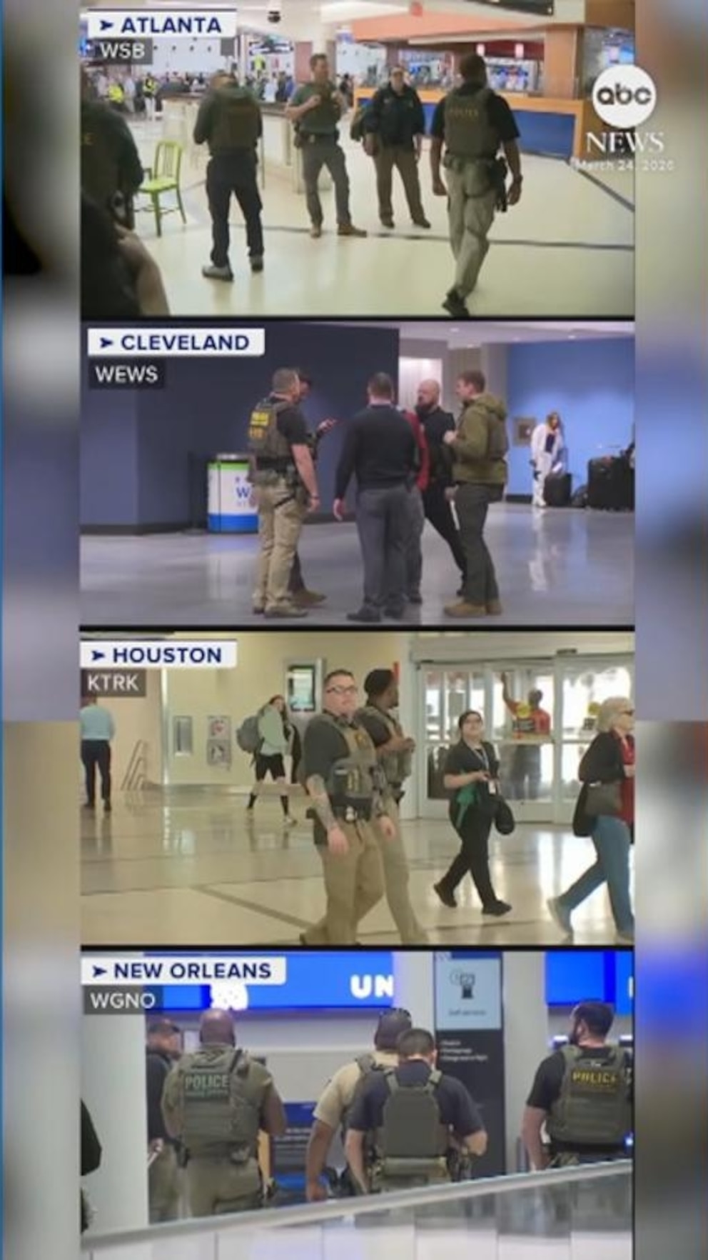 Video Travel disruption continues even after deployment of ICE agents to U.S. airports