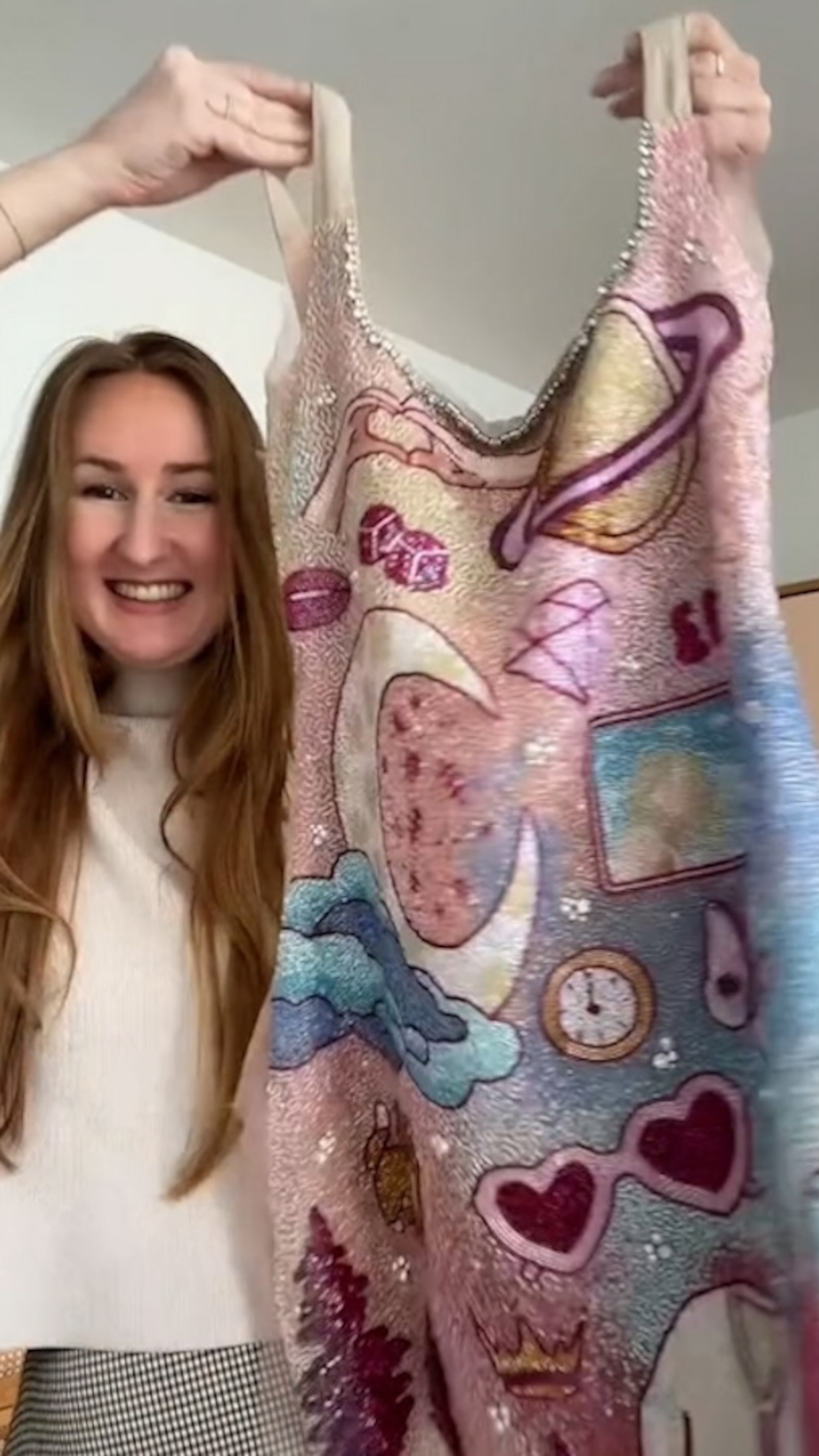 This beaded dress created for Taylor Swift's Eras Tour took over 500 hours  to make