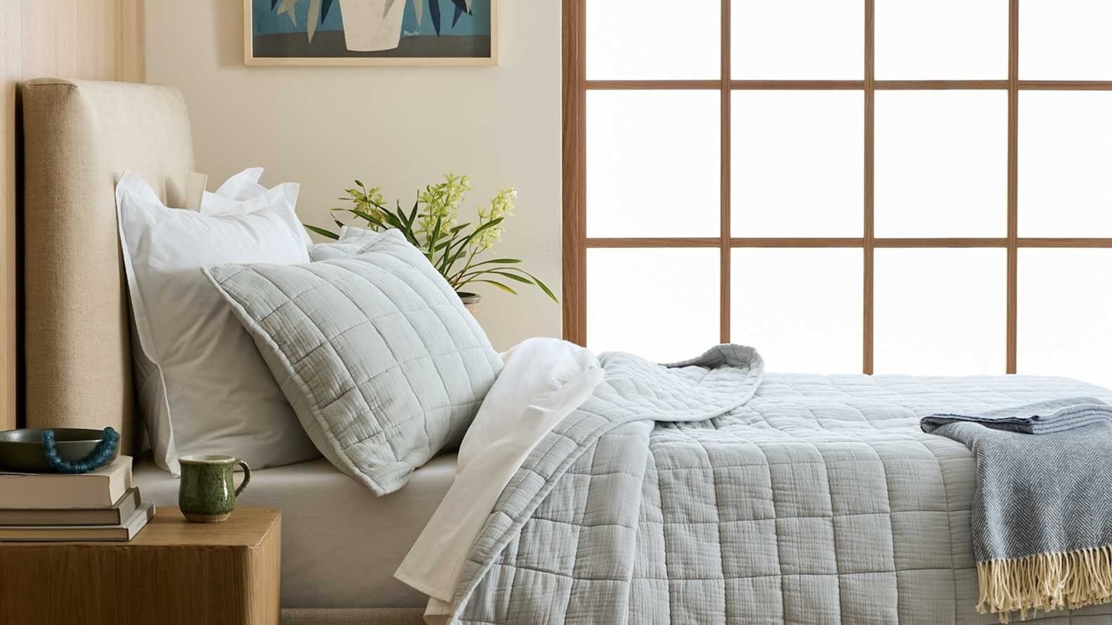 Organic Airy Gauze Box Quilt