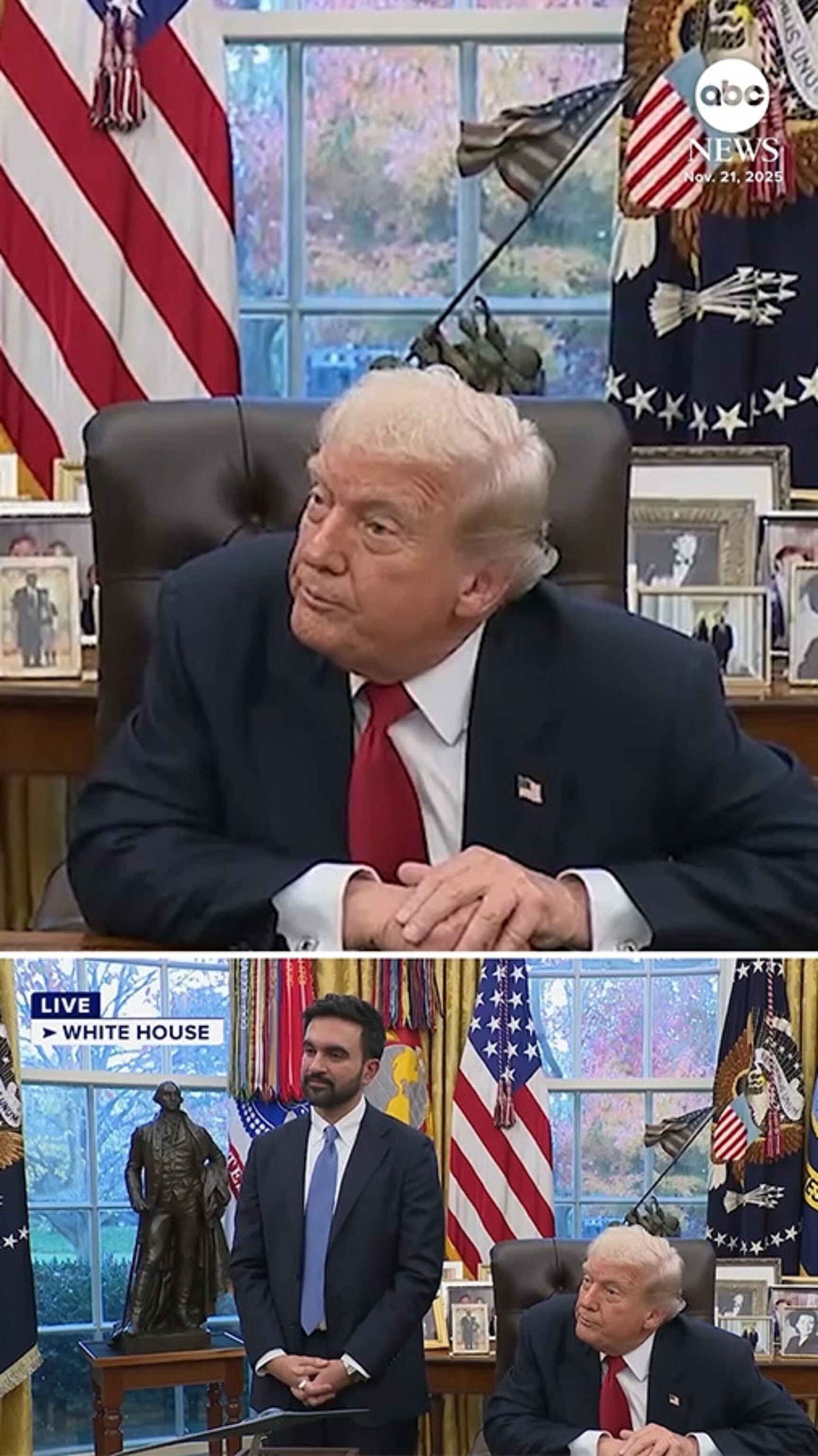 Video Trump says he'd be 'comfortable' living in NYC after meeting