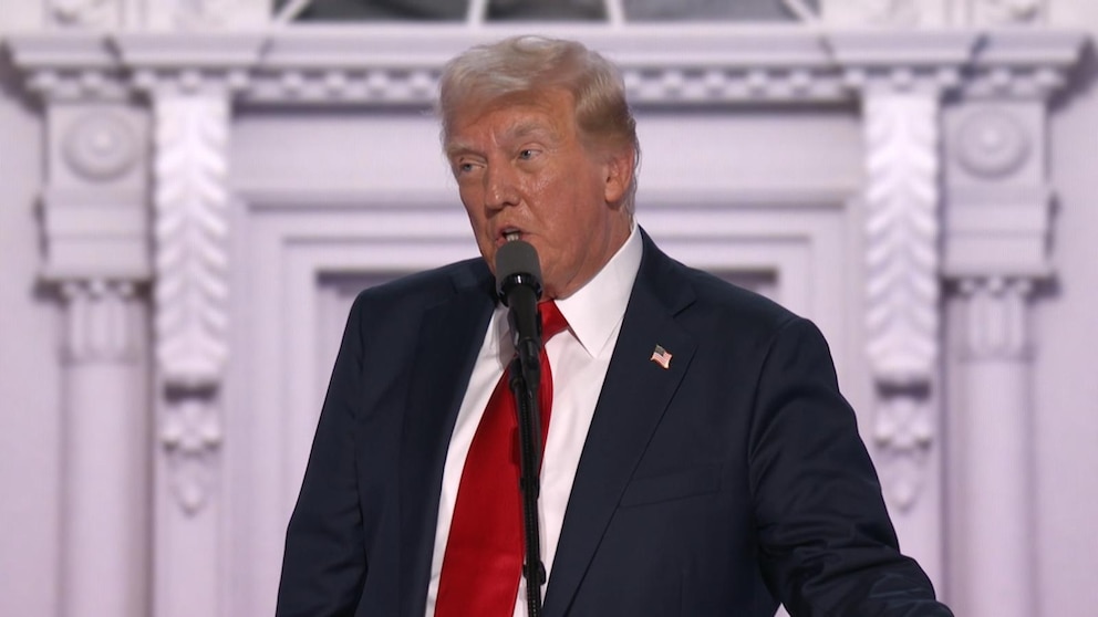 NextImg:Video Donald Trump formally accepts presidential nomination