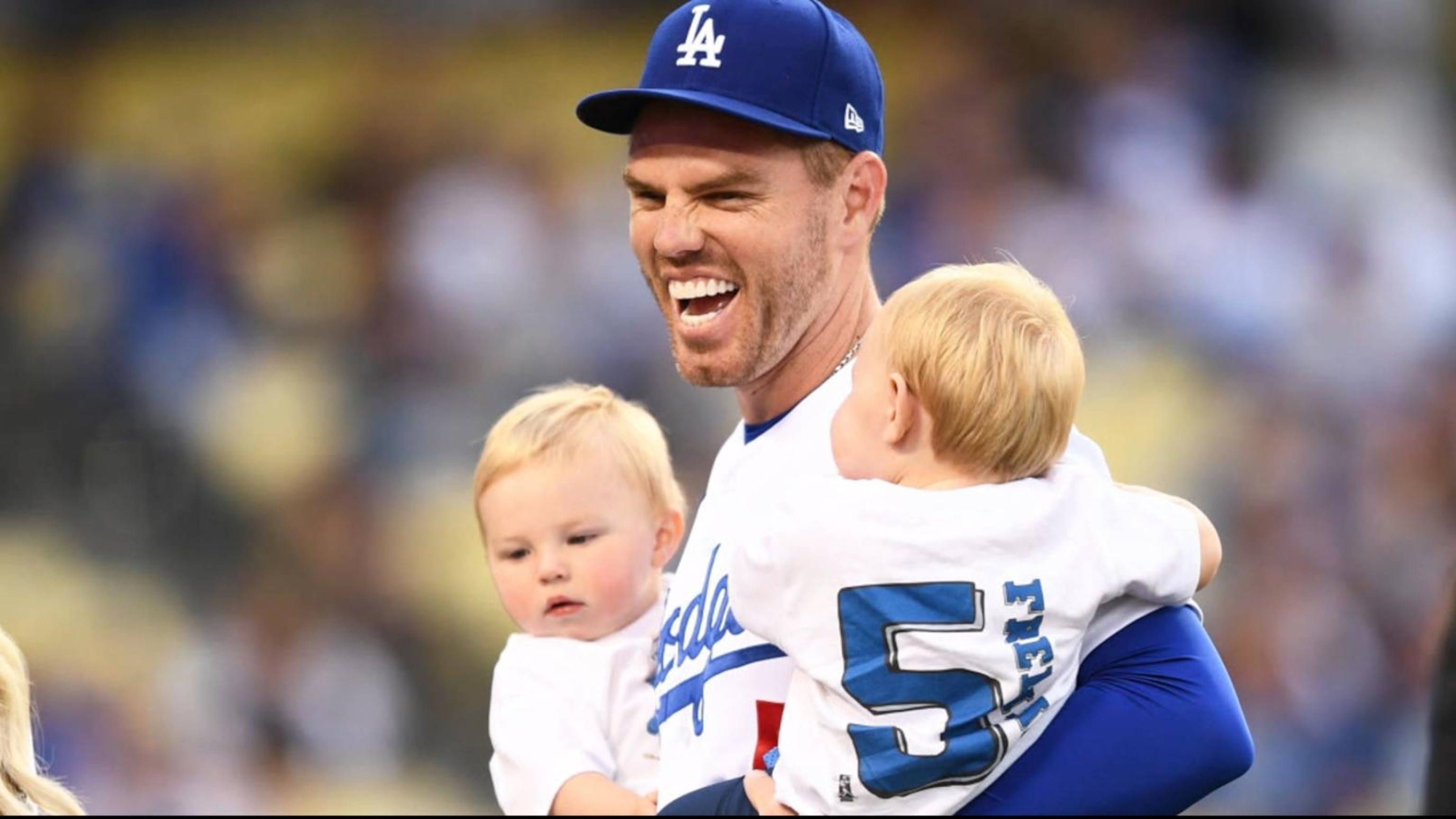 Video LA Dodgers first baseman Freddie Freeman's inspiring family