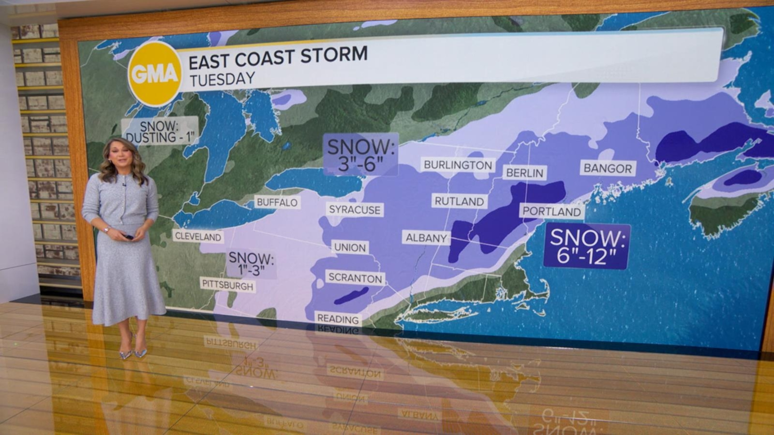 Video Heavy snow and record-breaking cold blasts East - ABC News