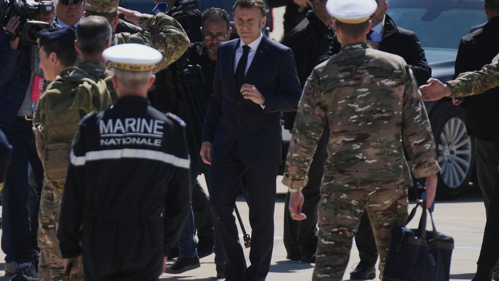 Europe rallies around Cyprus during Iran war as Macron visits to show support for island