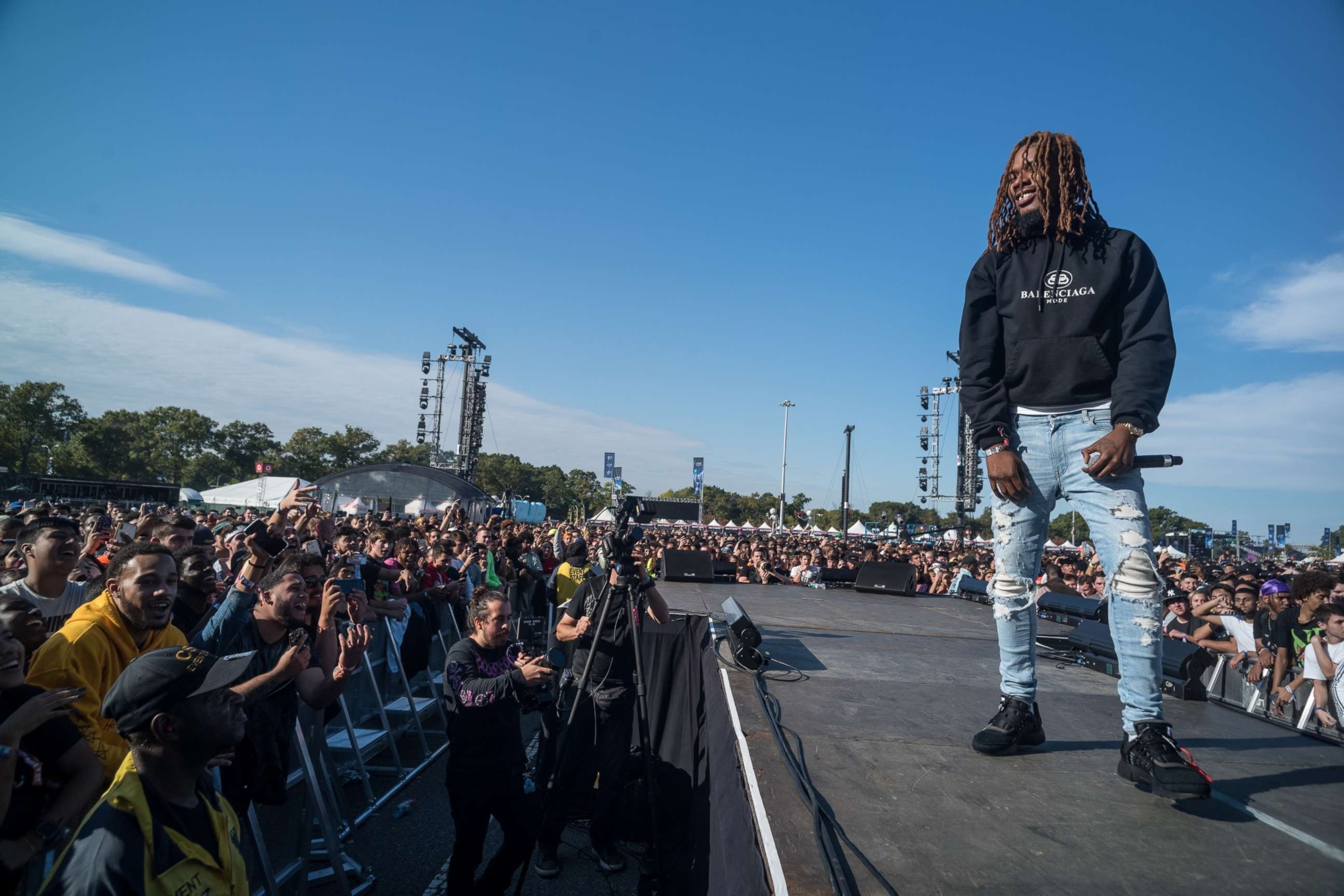 PHOTO: Fetty Wap performs during the Rolling Loud music festival in New York, Oct. 12, 2019.