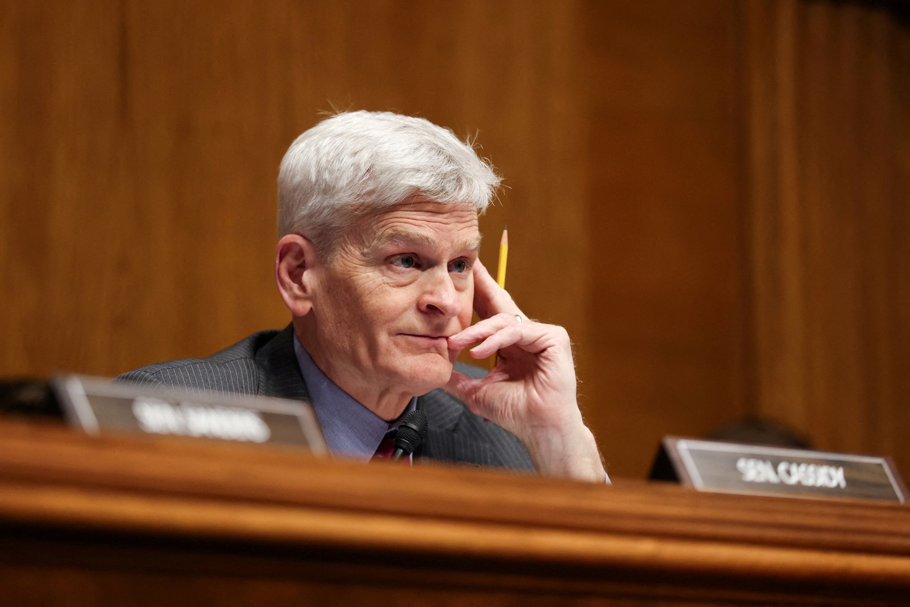 PHOTO: FILE PHOTO: Casey Means, nominated to serve as the next U.S. Surgeon General, testifies before a Senate Health, Education, Labor, and Pensions Committee confirmation hearing on Capitol Hill in Washington