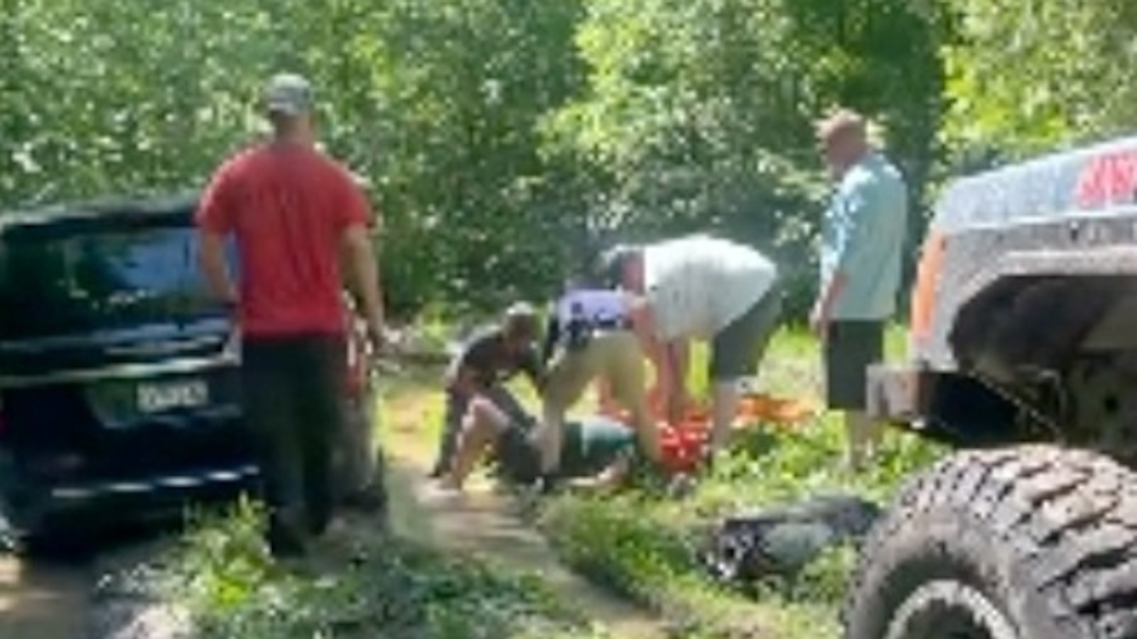 Missing woman found alive after being stuck in mud puddle for days