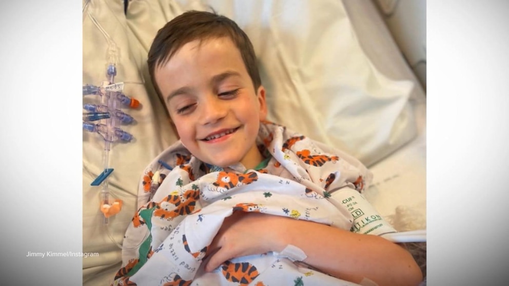 Jimmy Kimmel reveals his 7-year-old son's latest health battle