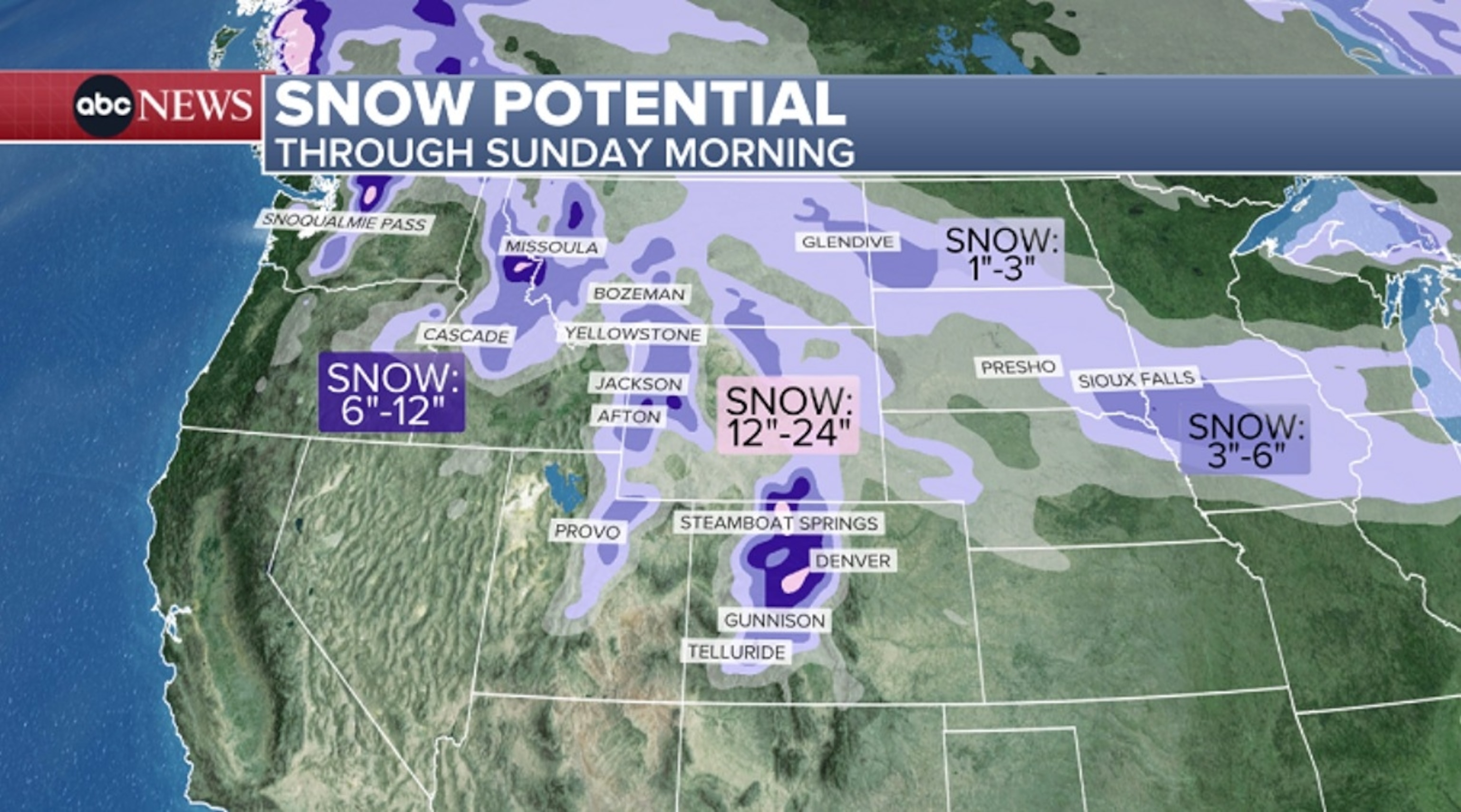 PHOTO: snow potential map