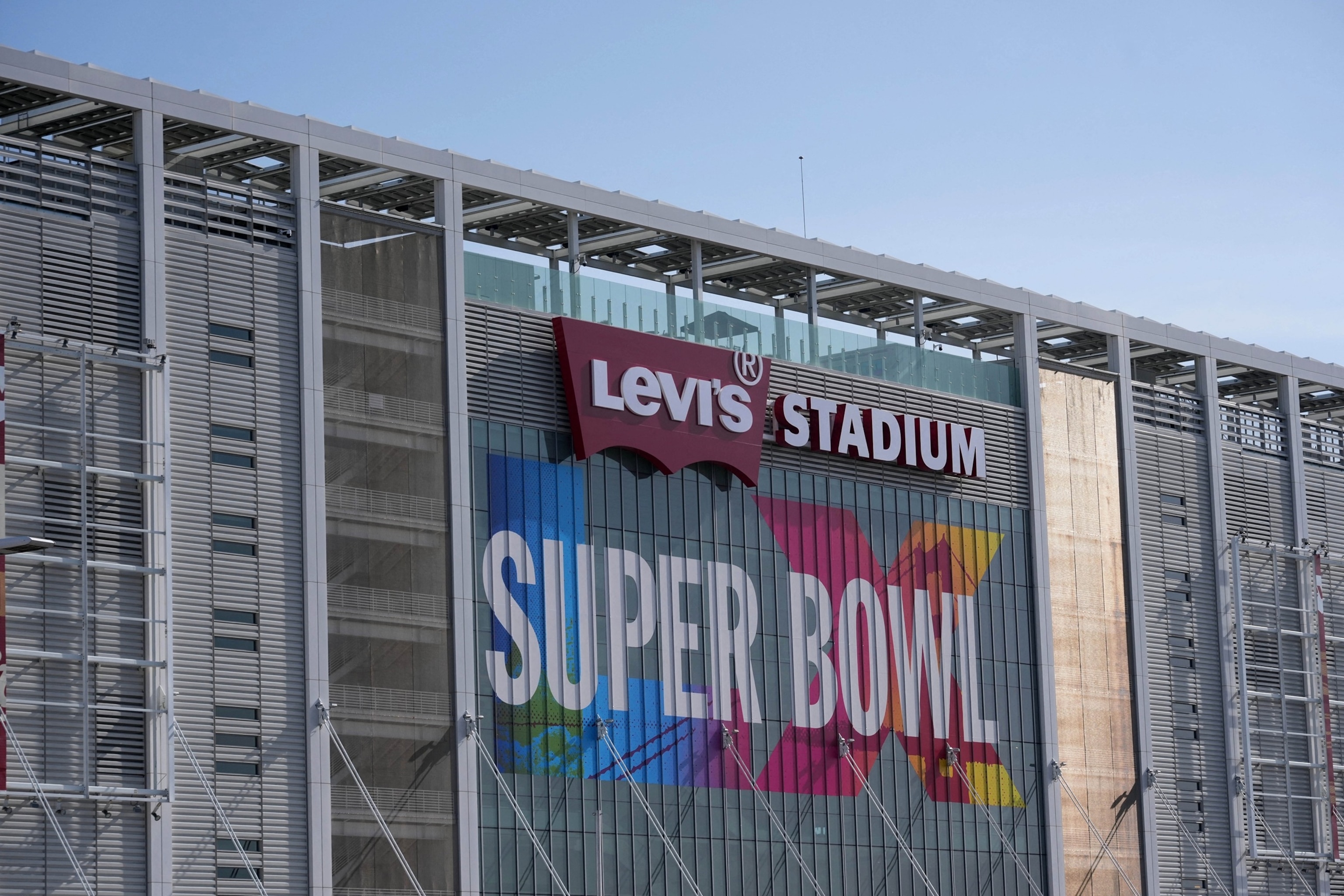 Levi's Stadium, the site of Super Bowl 60 between the New England Patriots and the Seattle Seahawks, Jan. 29, 2026, in Santa Clara, Calif. Kirby Lee-Imagn Images via Reuters