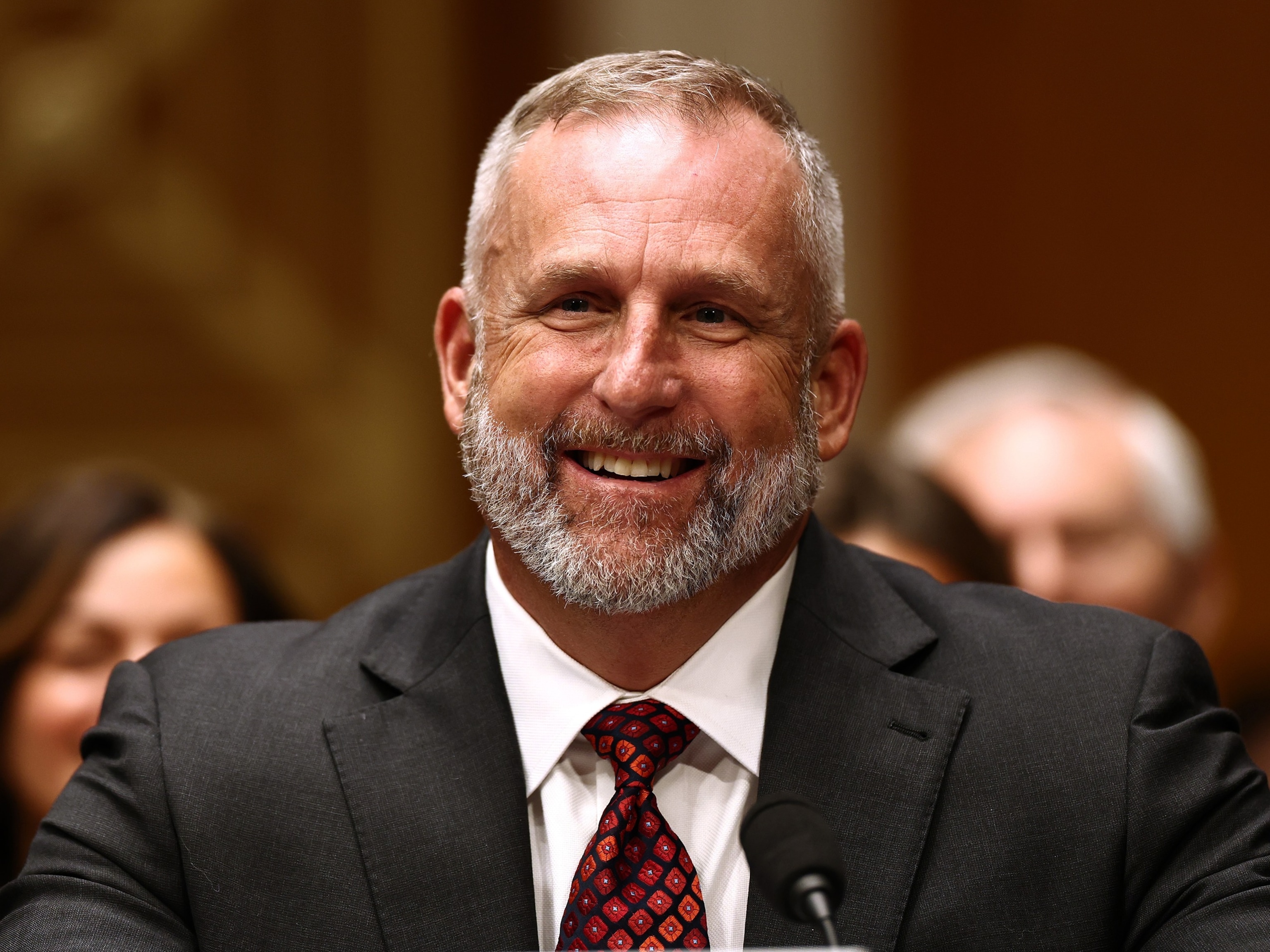 PHOTO: Sean Kaufman attends his confirmation hearing to be assistant secretary for preparedness and response for the Department of Health and Human Services on Capitol Hill July 15, 2026 in Washington.