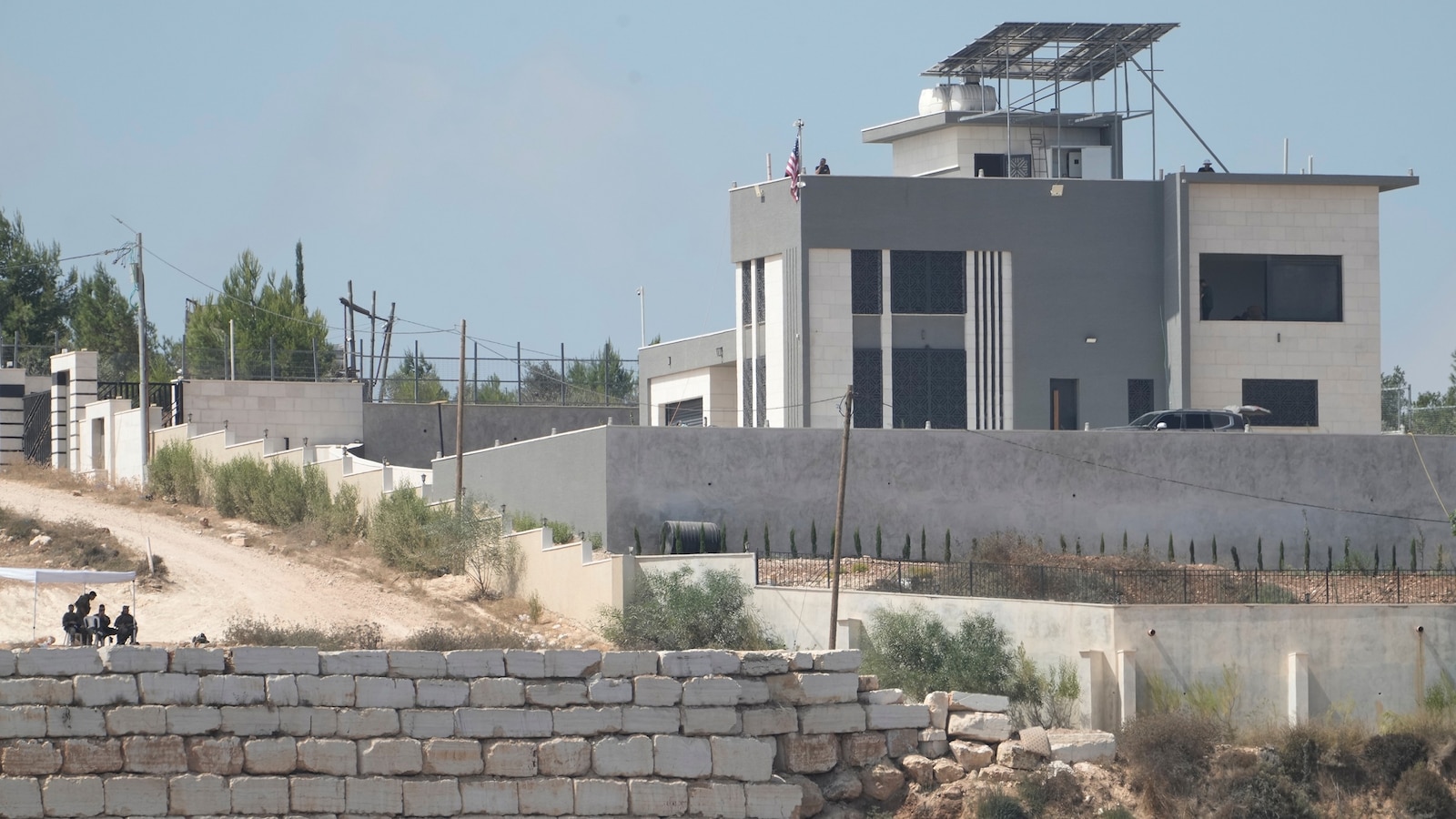 Lou Ridi, a Palestinian American whose home in the West Bank has been besieged by Israeli settlers, said the last week has been 