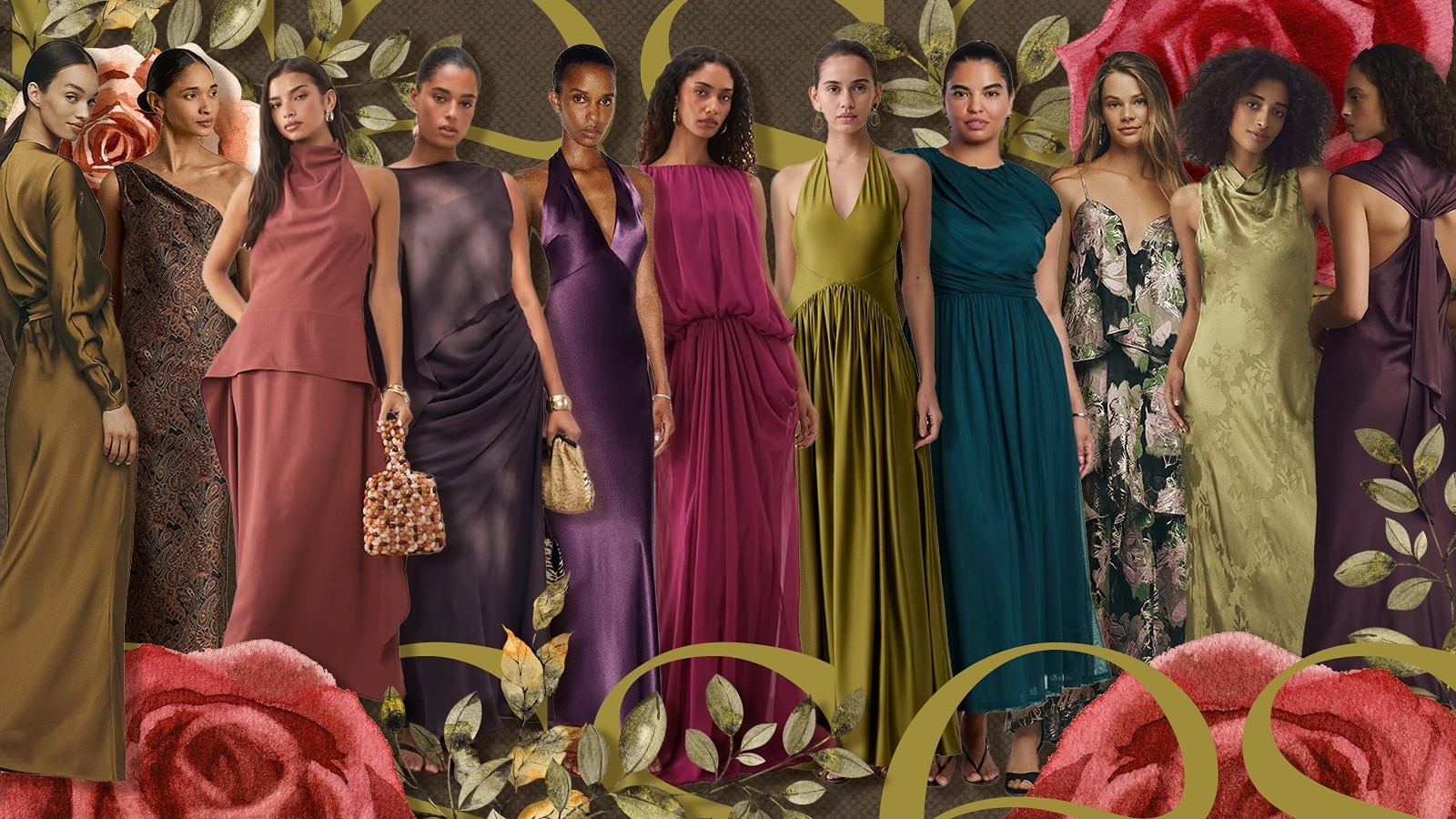 Best fall wedding guest dresses