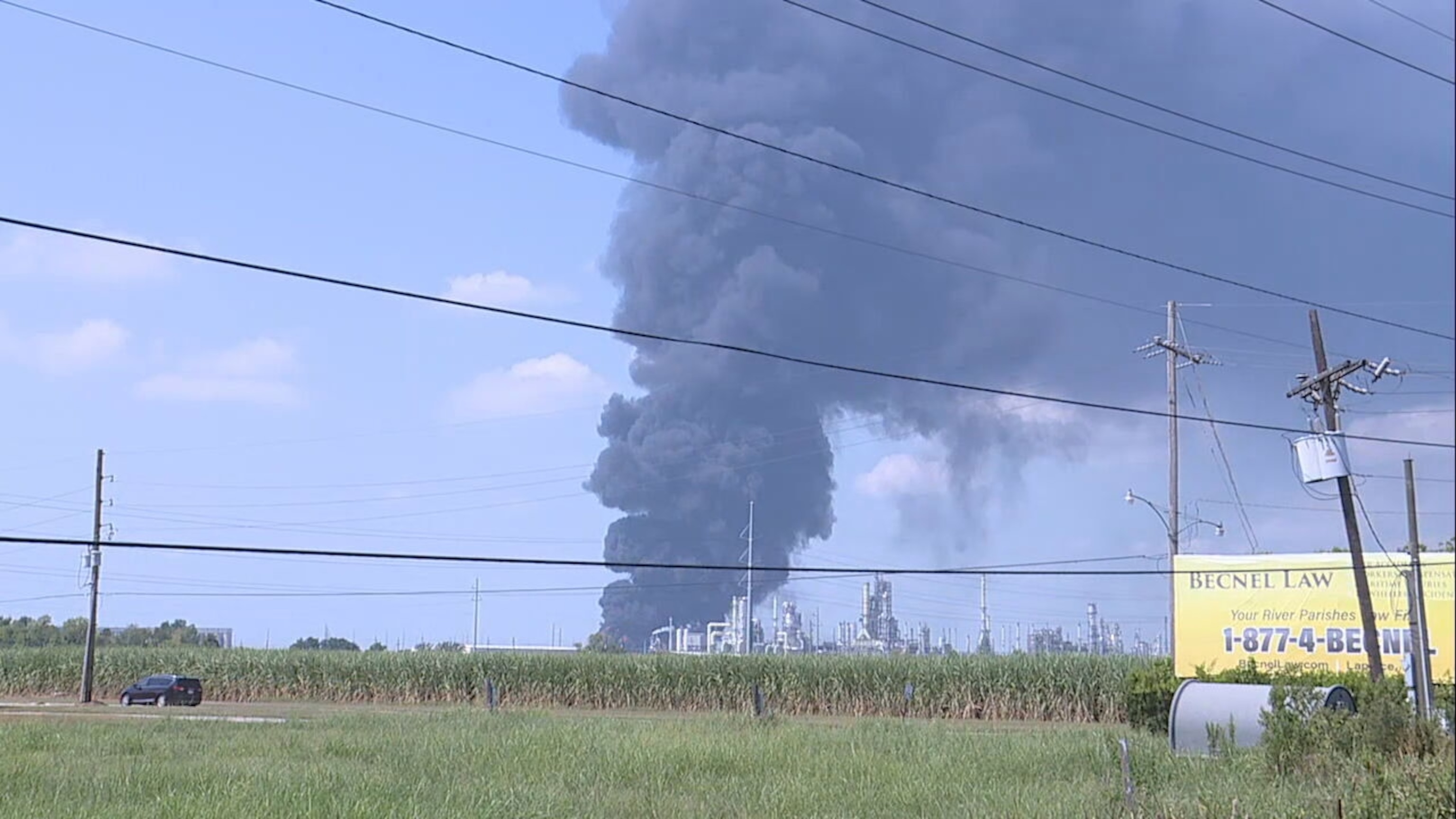 Evacuation orders lifted after chemical leak, fire at Louisiana