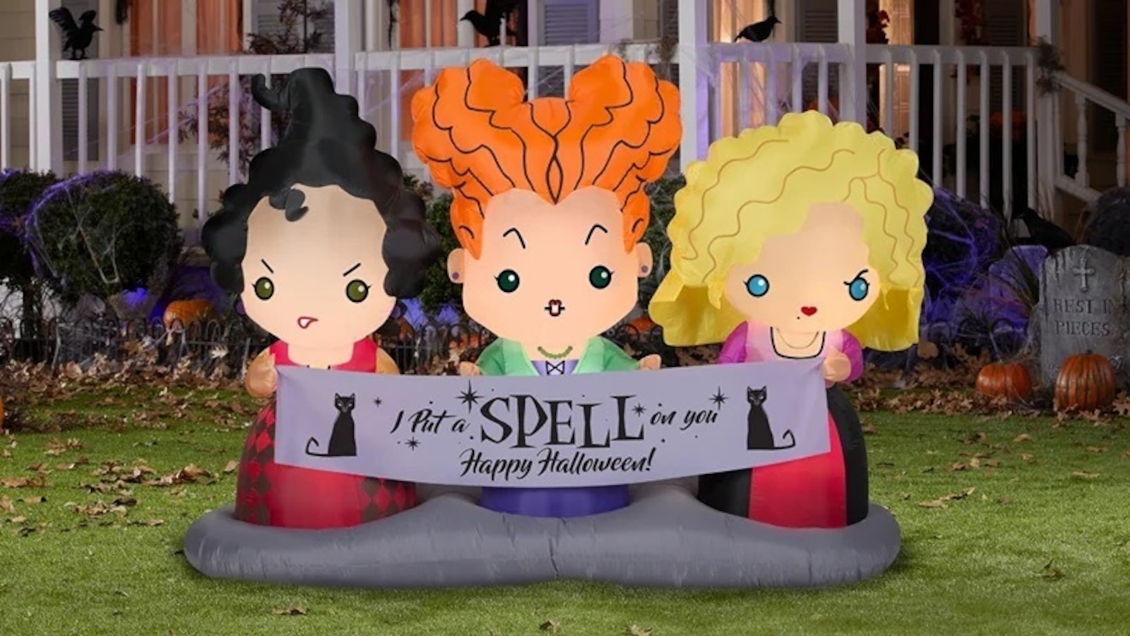 Disney Hocus Pocus Sisters Inflatable