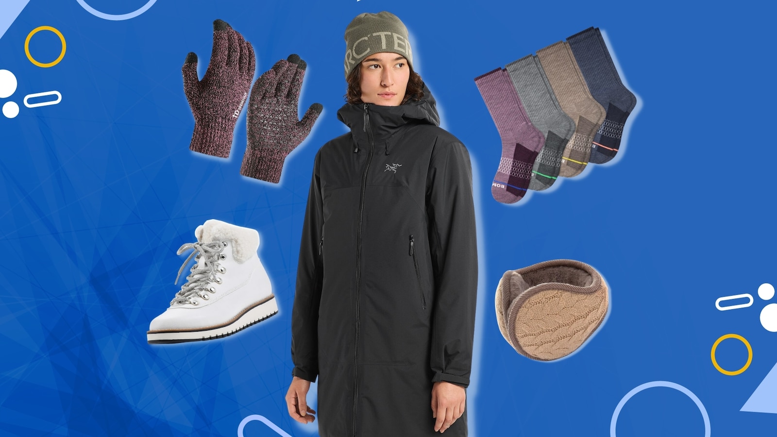 Apparel for cold weather.