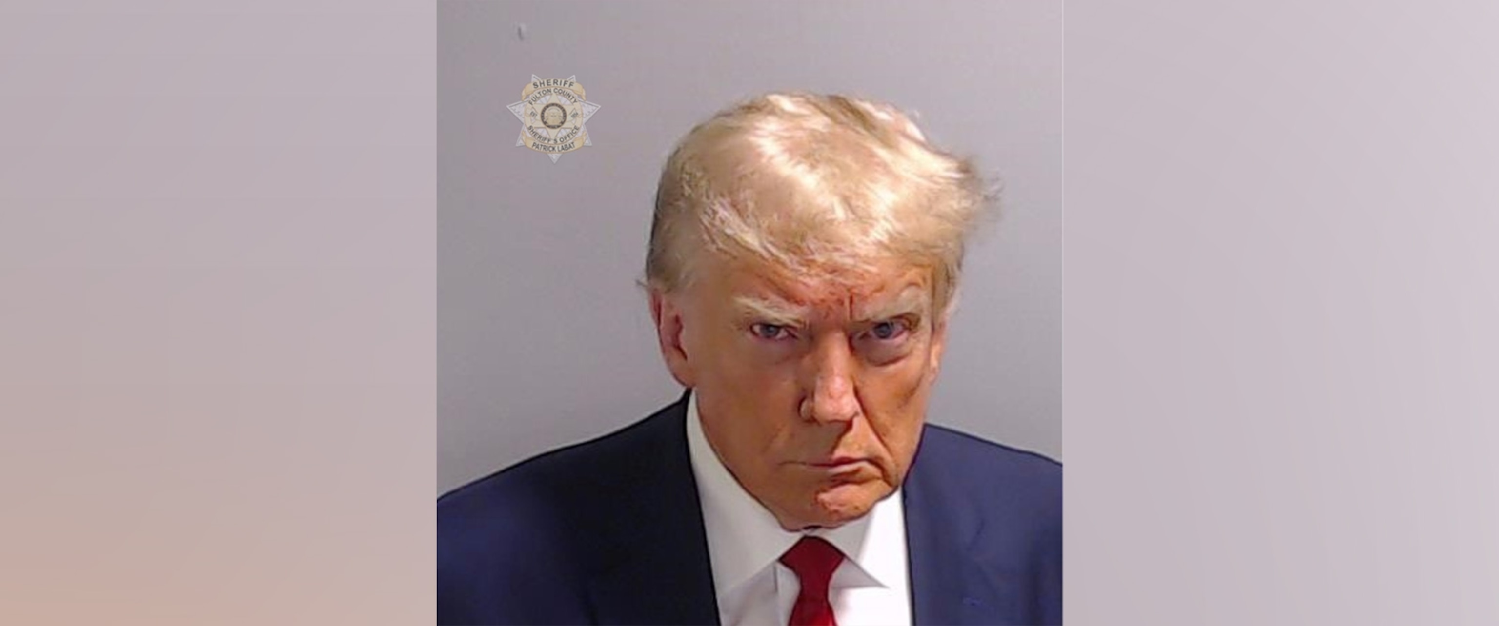 PHOTO: Former President Donald Trump is shown in a booking photo released by the Fulton County Sheriff's Office.