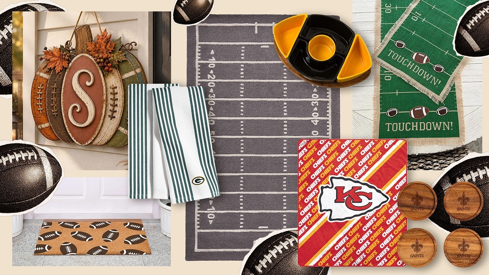 Football decor 2026