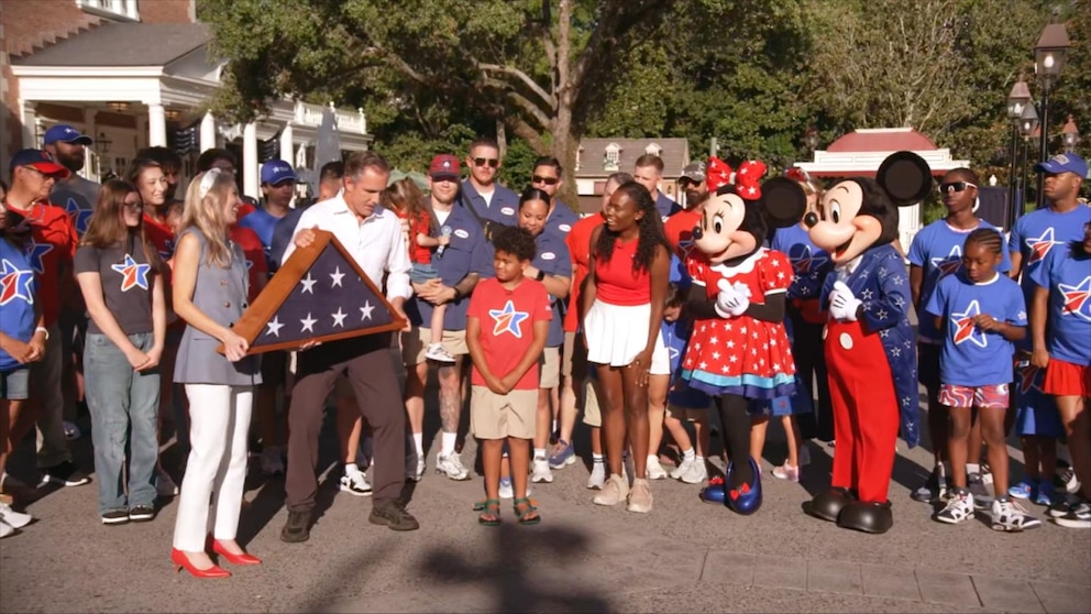 WATCH:  Disney's support for Blue Star families