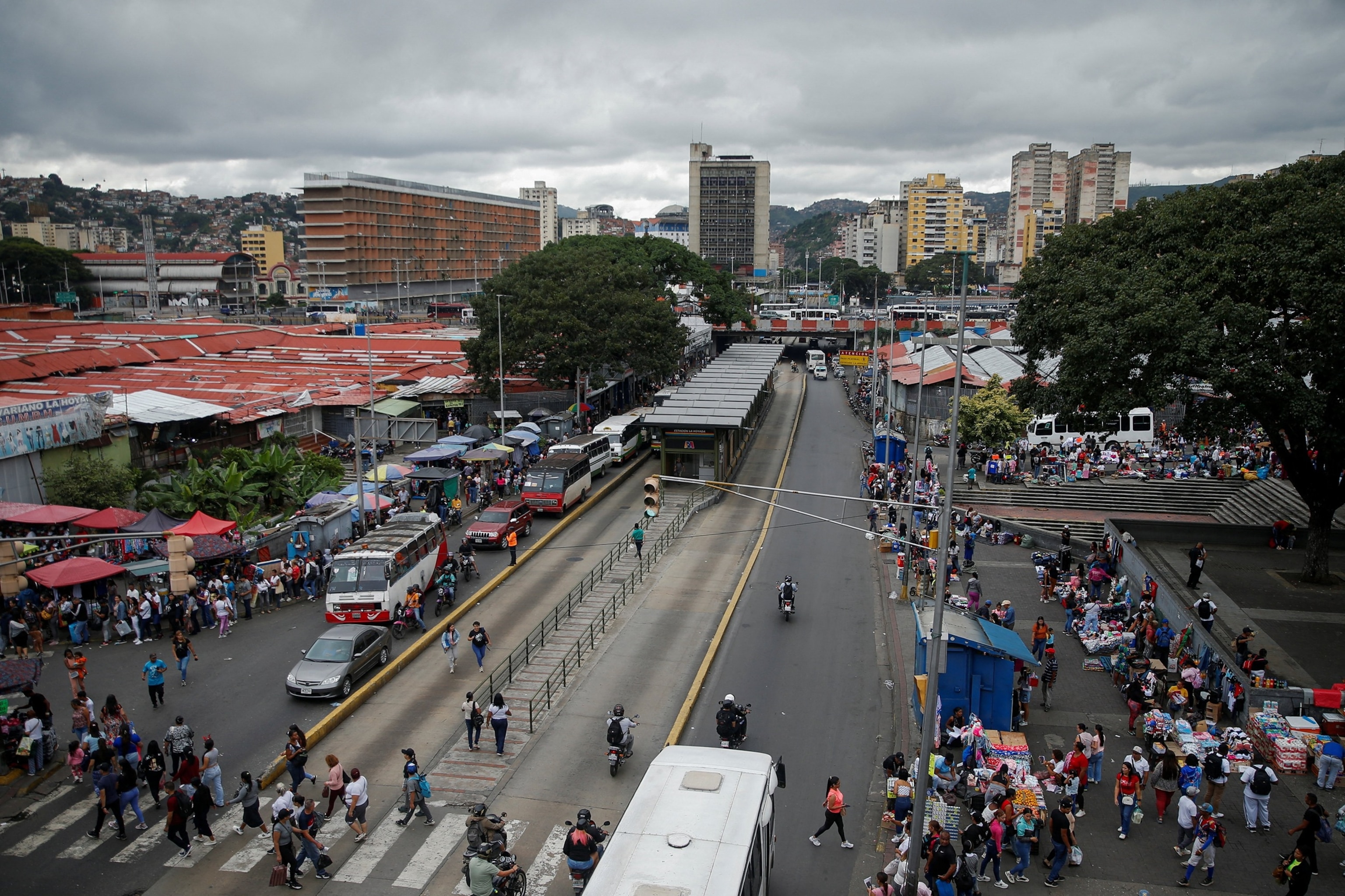 PHOTO: Caracas amid rising tensions between the Trump administration and the government of Venezuelan President Nicolas Maduro