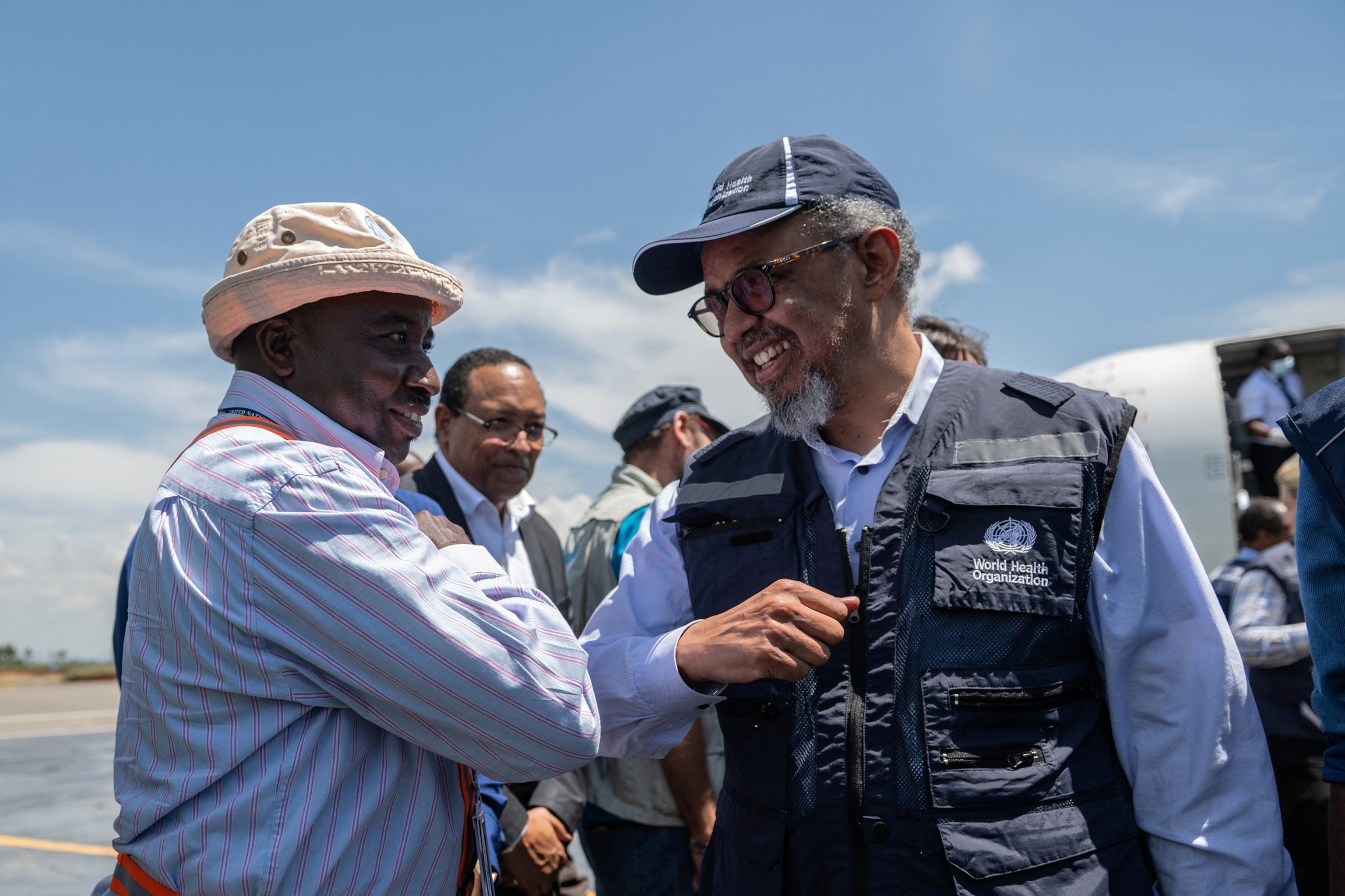 PHOTO: WHO chief rallies community in Congo's Ebola response, calls for more funding