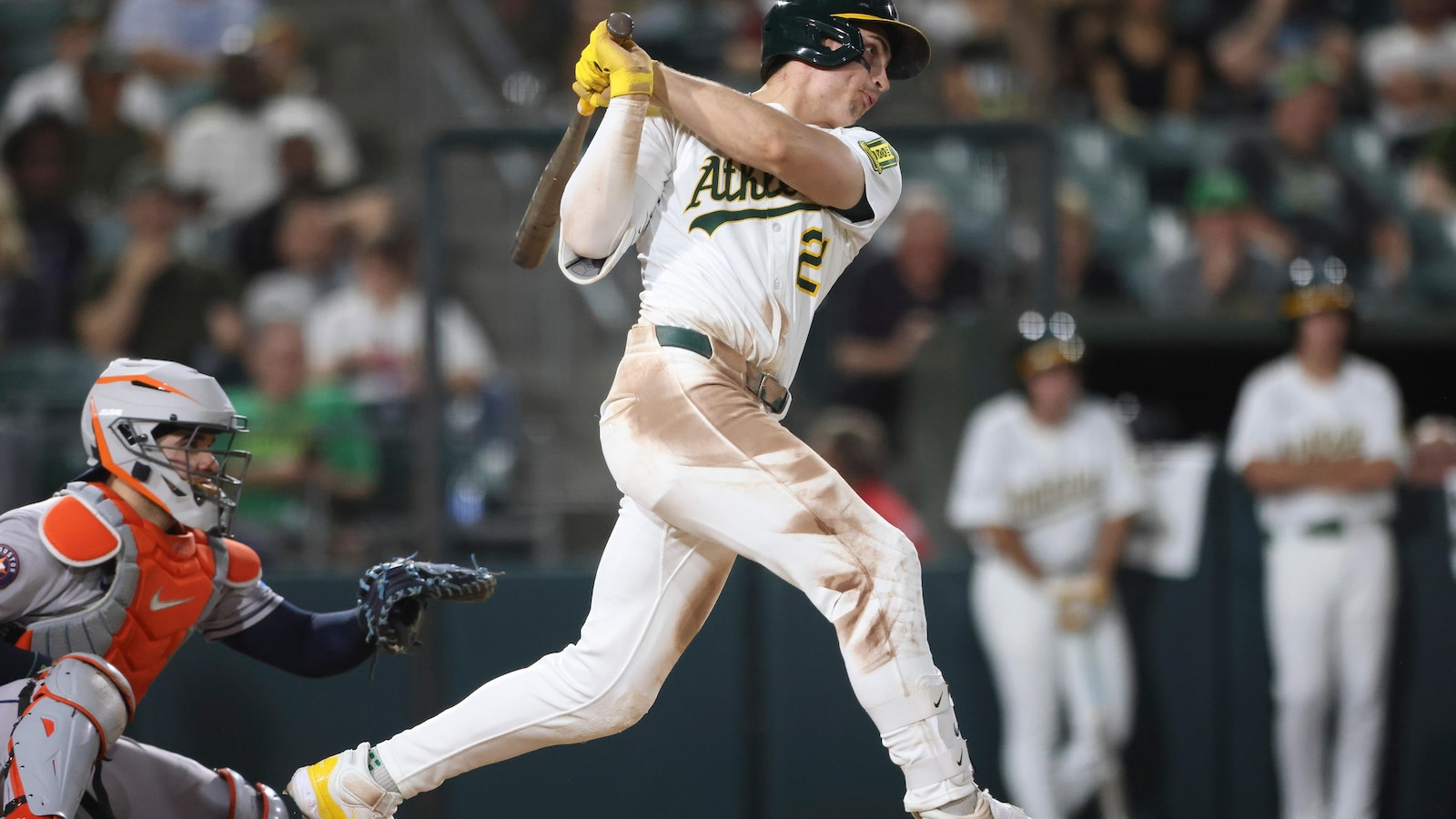 Athletics beat slumping Astros 5-1 as slumping Houston falls out of playoff position