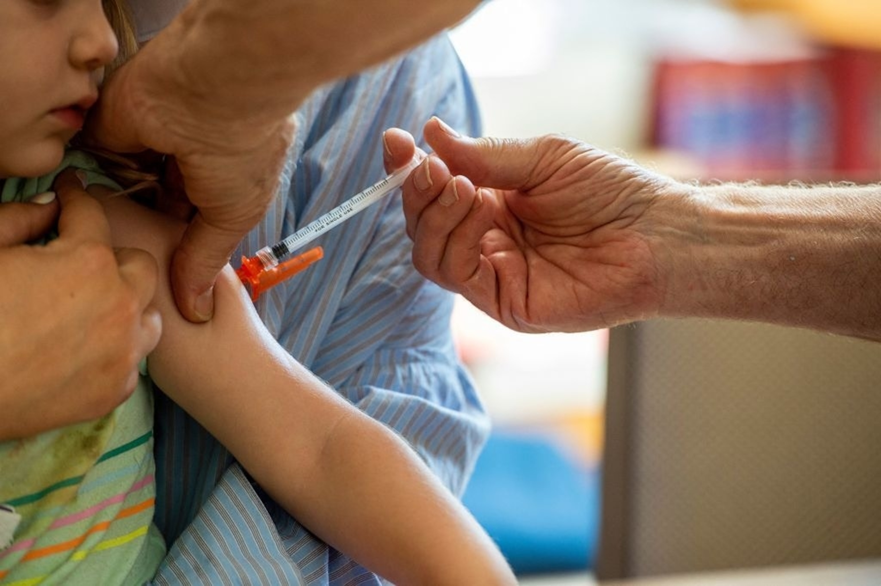 PHOTO: US-HEALTH-VIRUS-VACCINE-CHILDREN