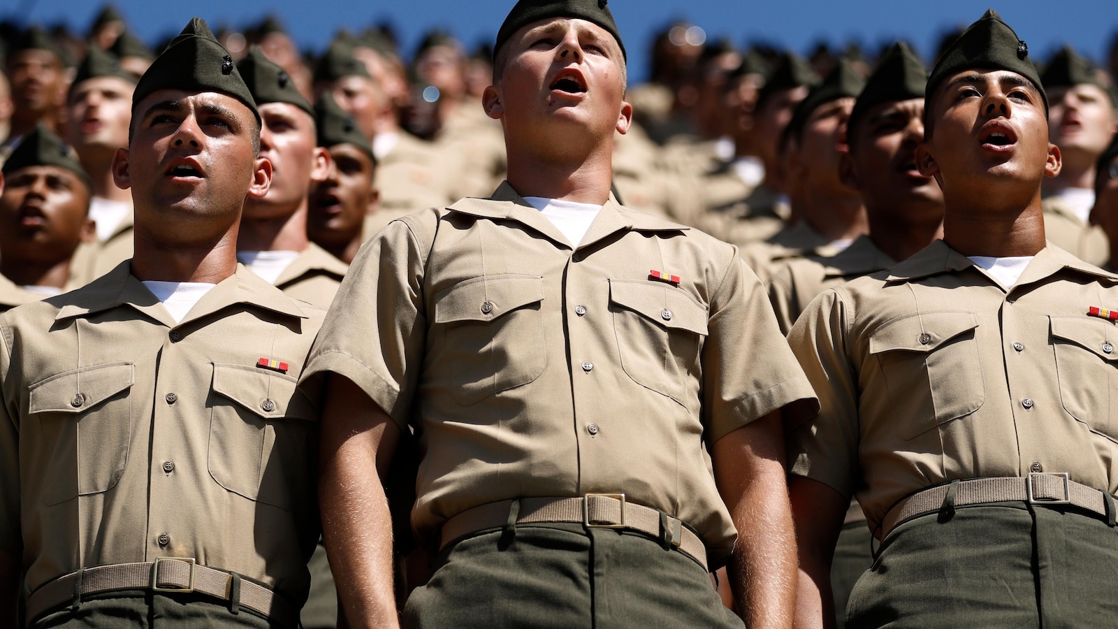 Marines say they hit recruiting goals and point to 'unapologetic' standards