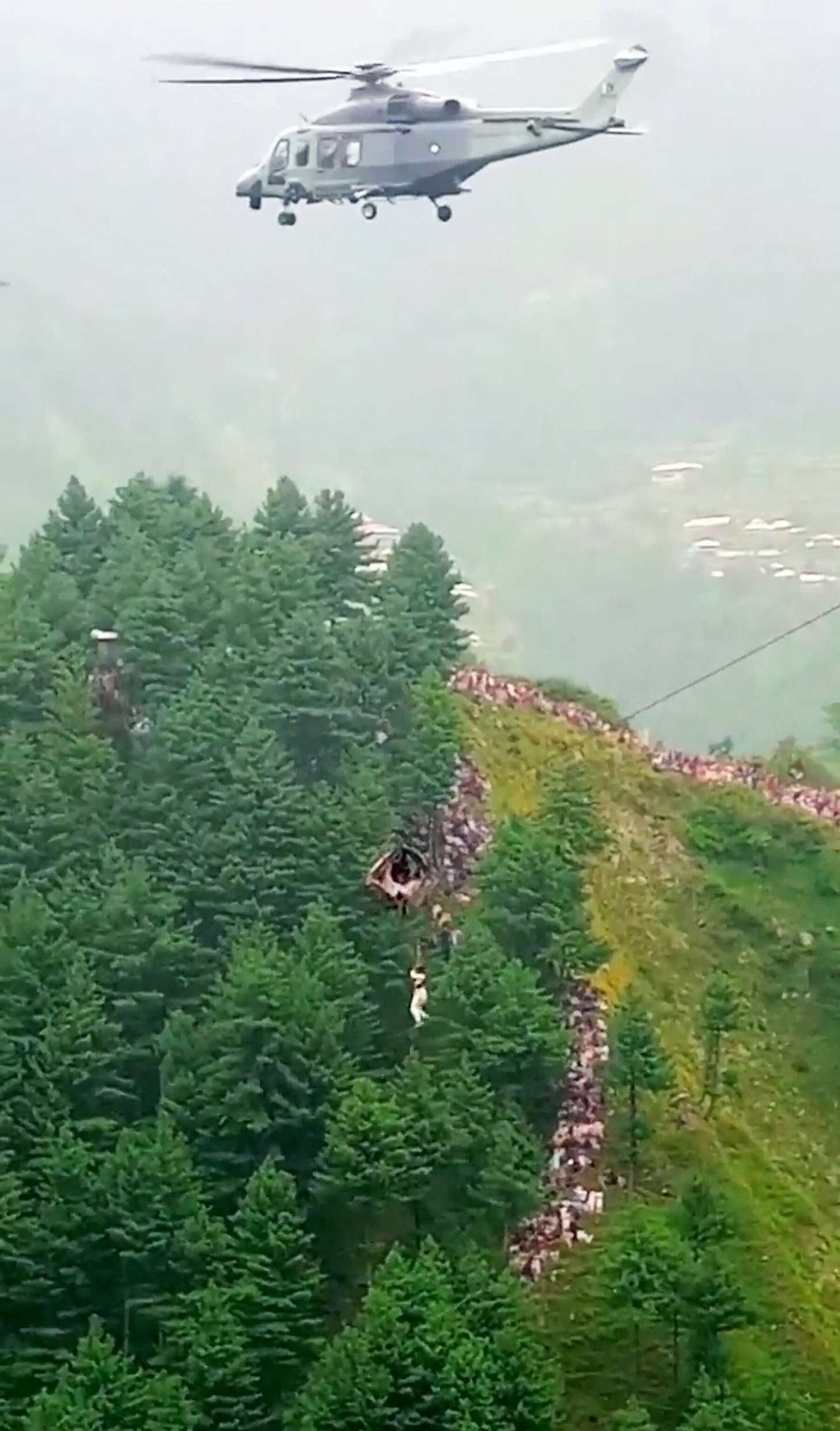 Pakistan cable car updates: All 8 passengers rescued from 600 feet in ...