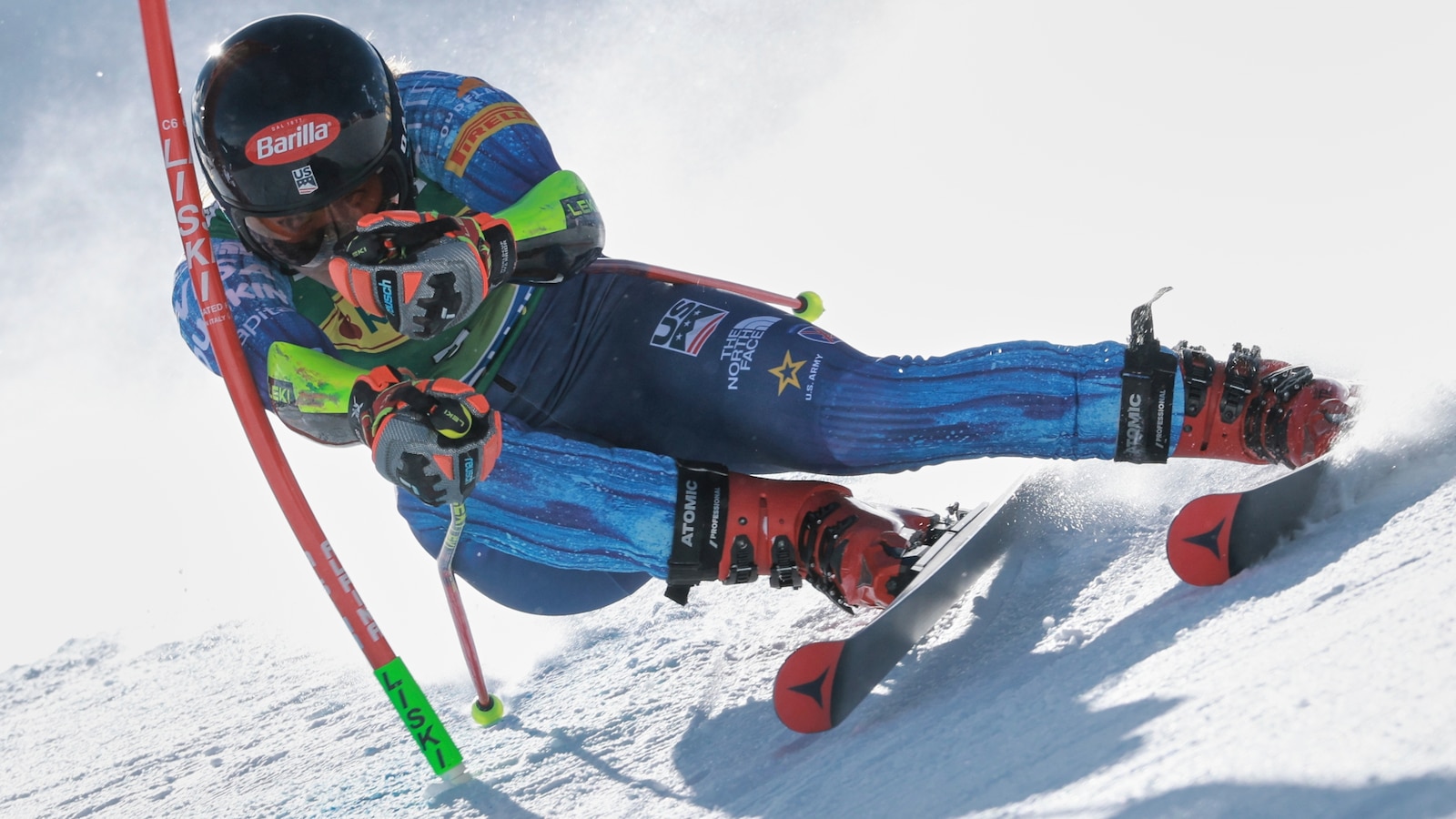 Shiffrin leads giant slalom after first run as ski racing season starts ...