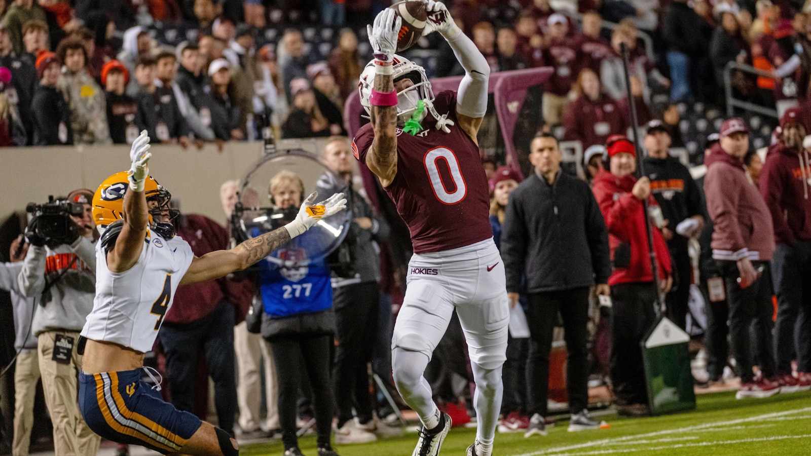 Virginia Tech Wins Double Overtime Thriller Against California 42-34