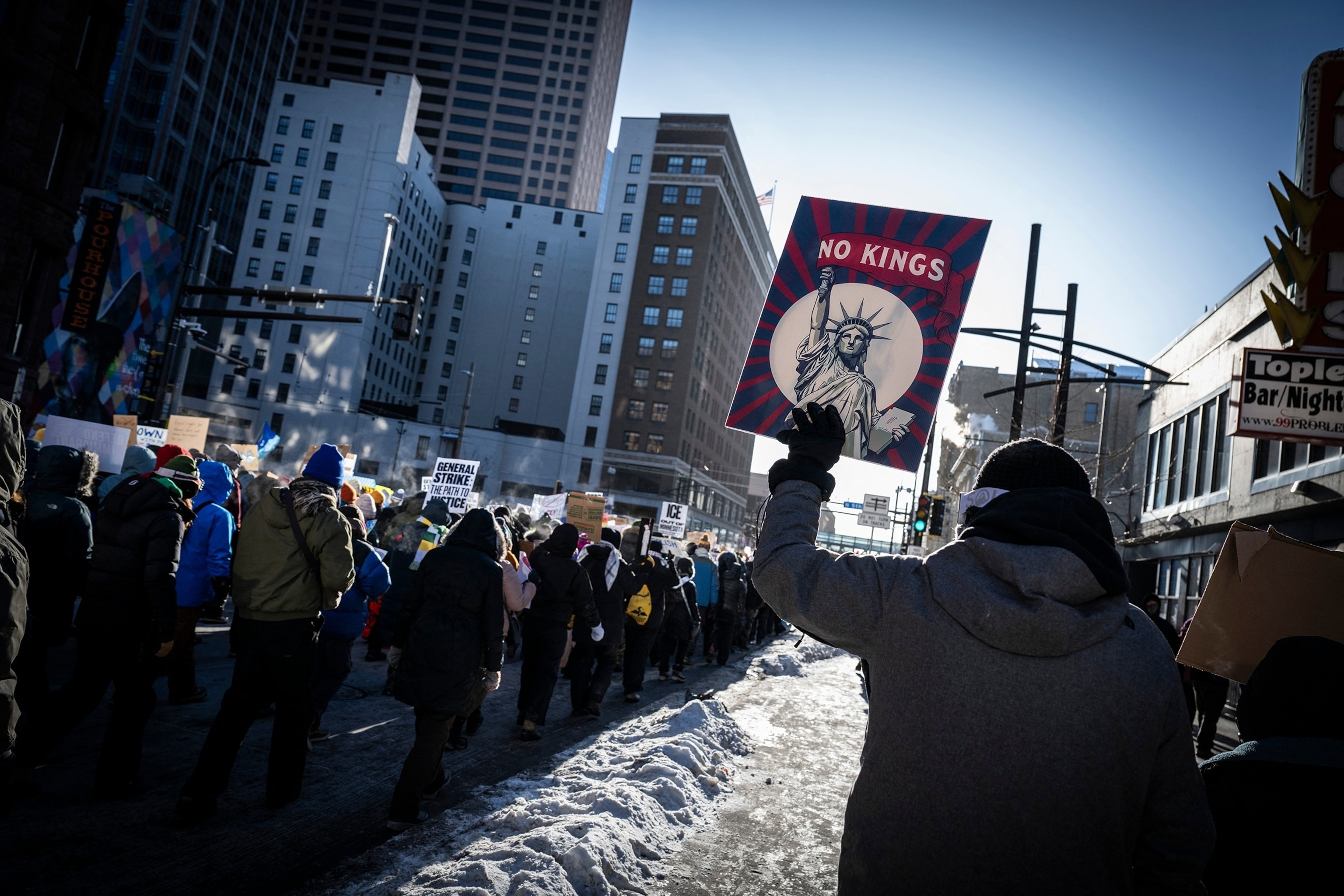 ‘No Kings’ protesters set to rally in cities and towns across the country Saturday