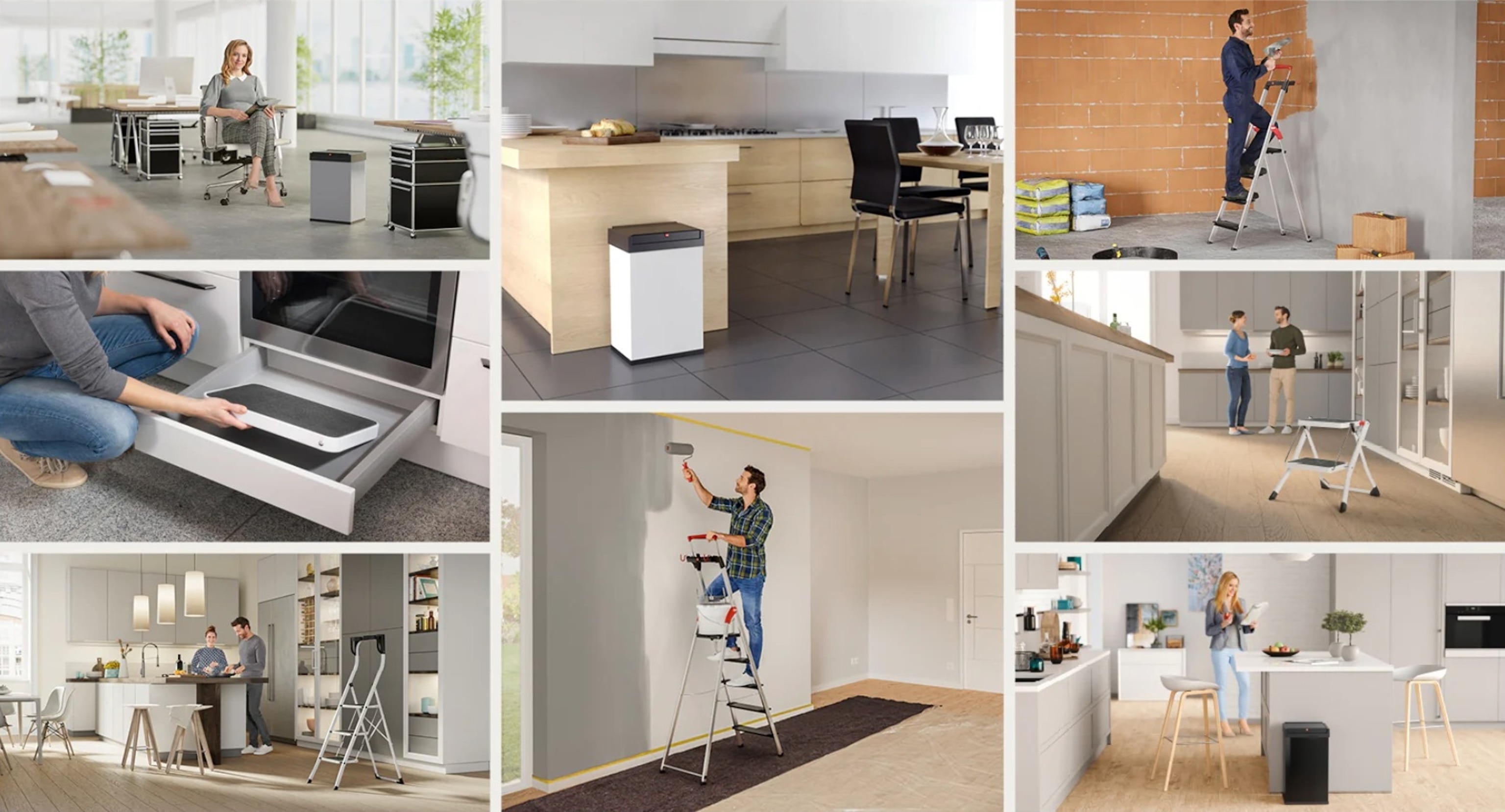 Hailo USA: Ladders, Step Stools and Waste Bin