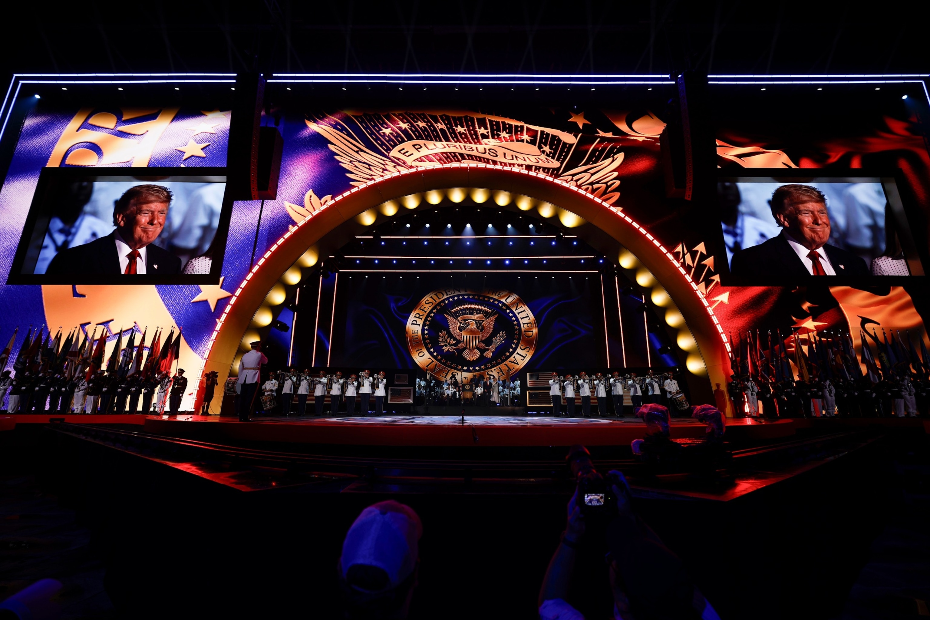 PHOTO: A Tribute To America On The National Mall In D.C. Celebrates America's 250th