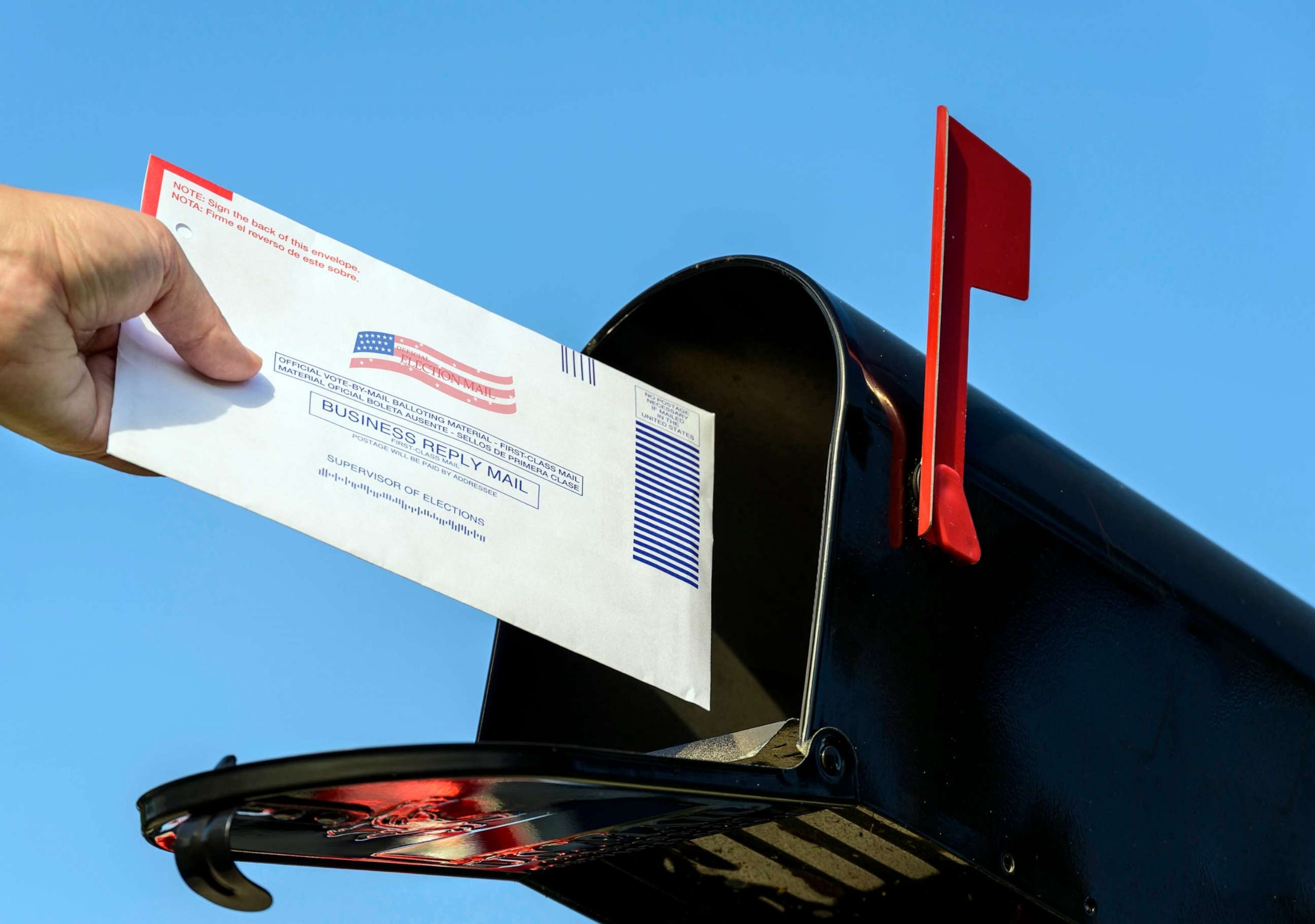 STOCK PHOTO: Mail in ballot