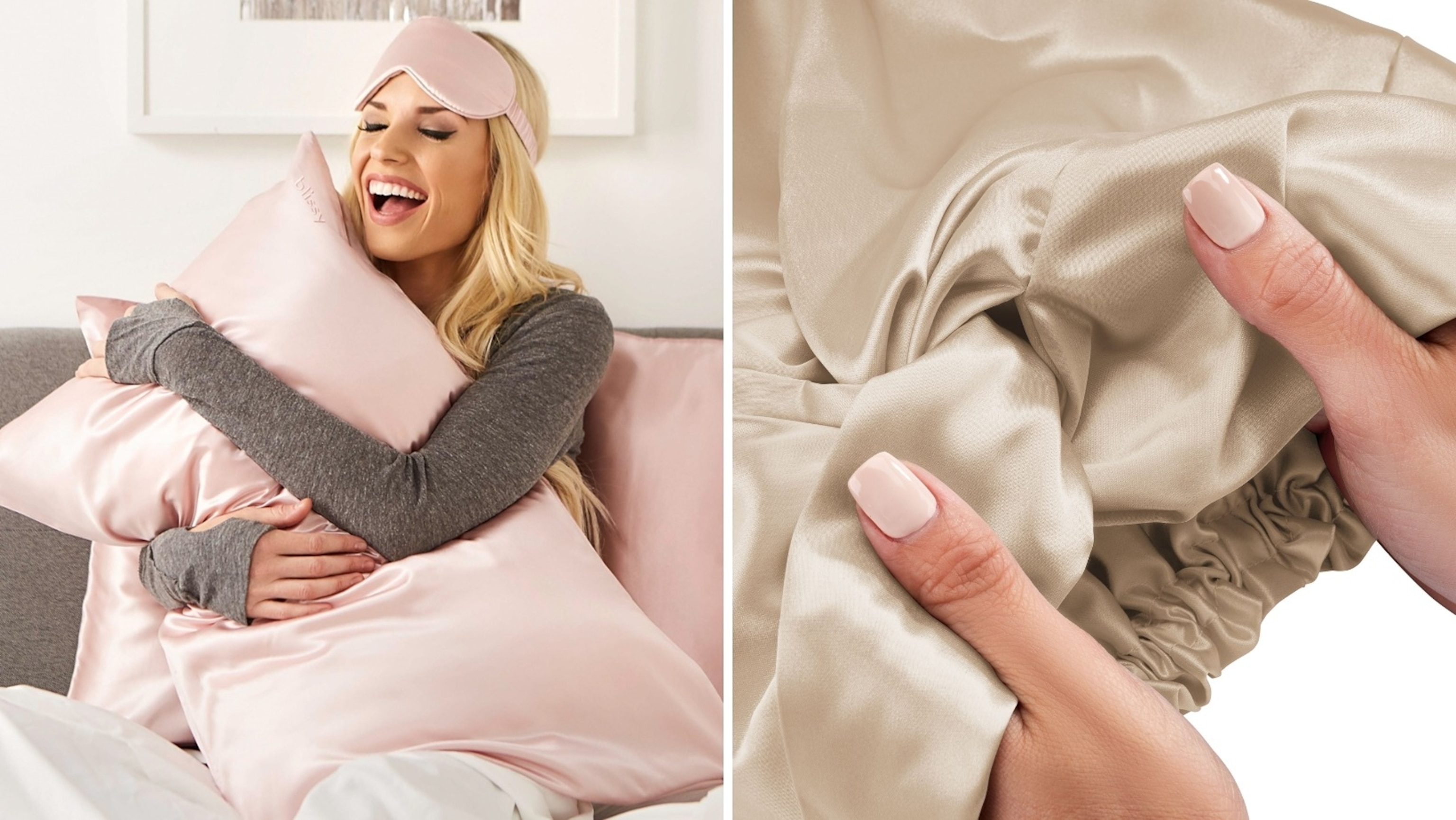 Blissy: Silk Pillowcases, Masks & Bonnets