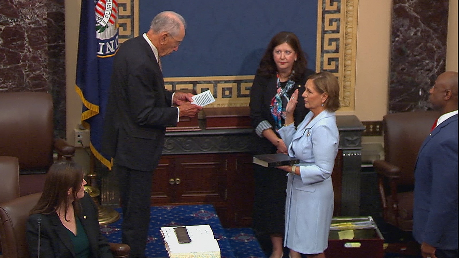 Darline Graham, Lindsey Graham's sister, sworn in as senator