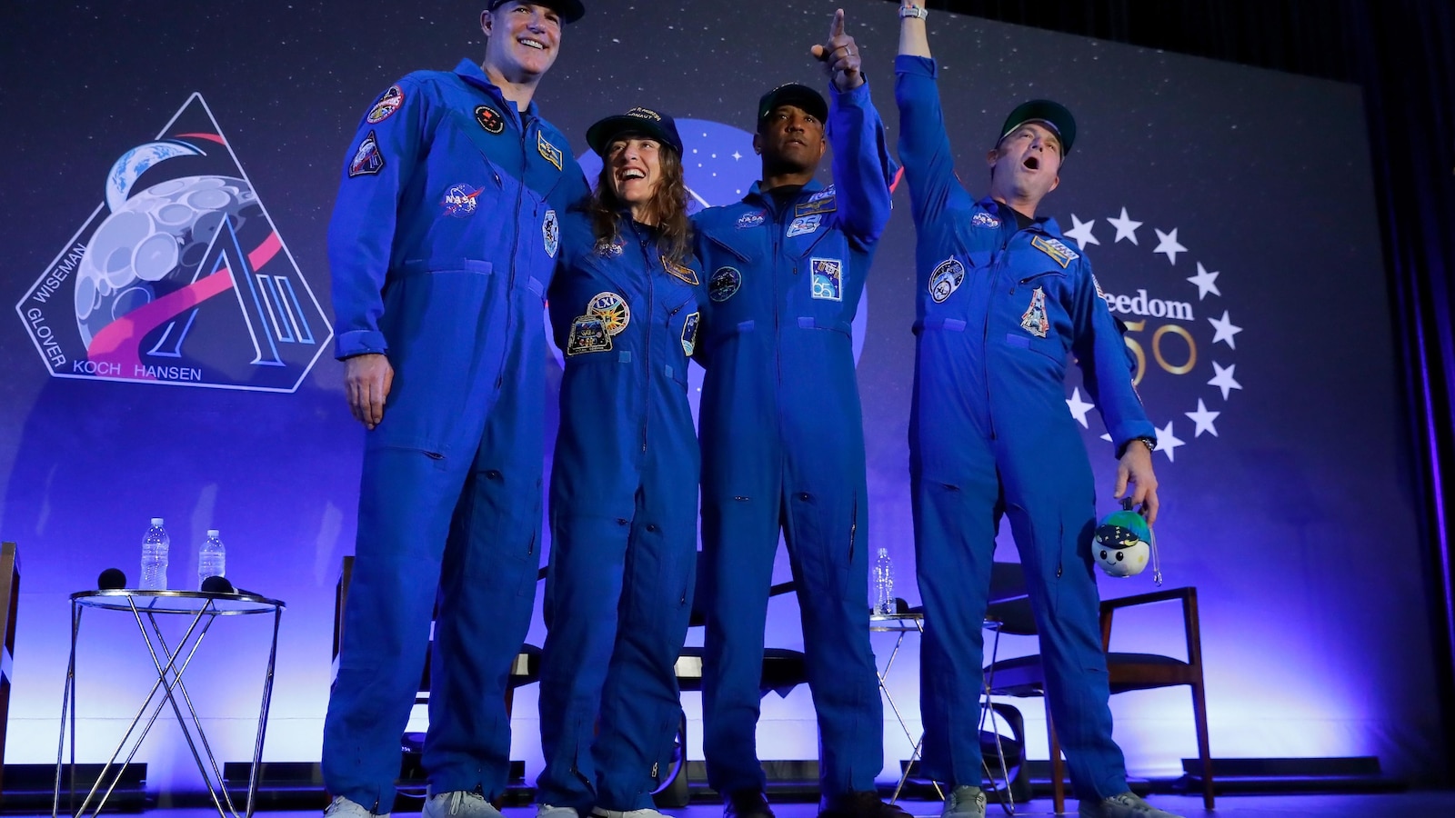 Artemis II's moon-traveling astronauts return home to cheers after a record-breaking trip