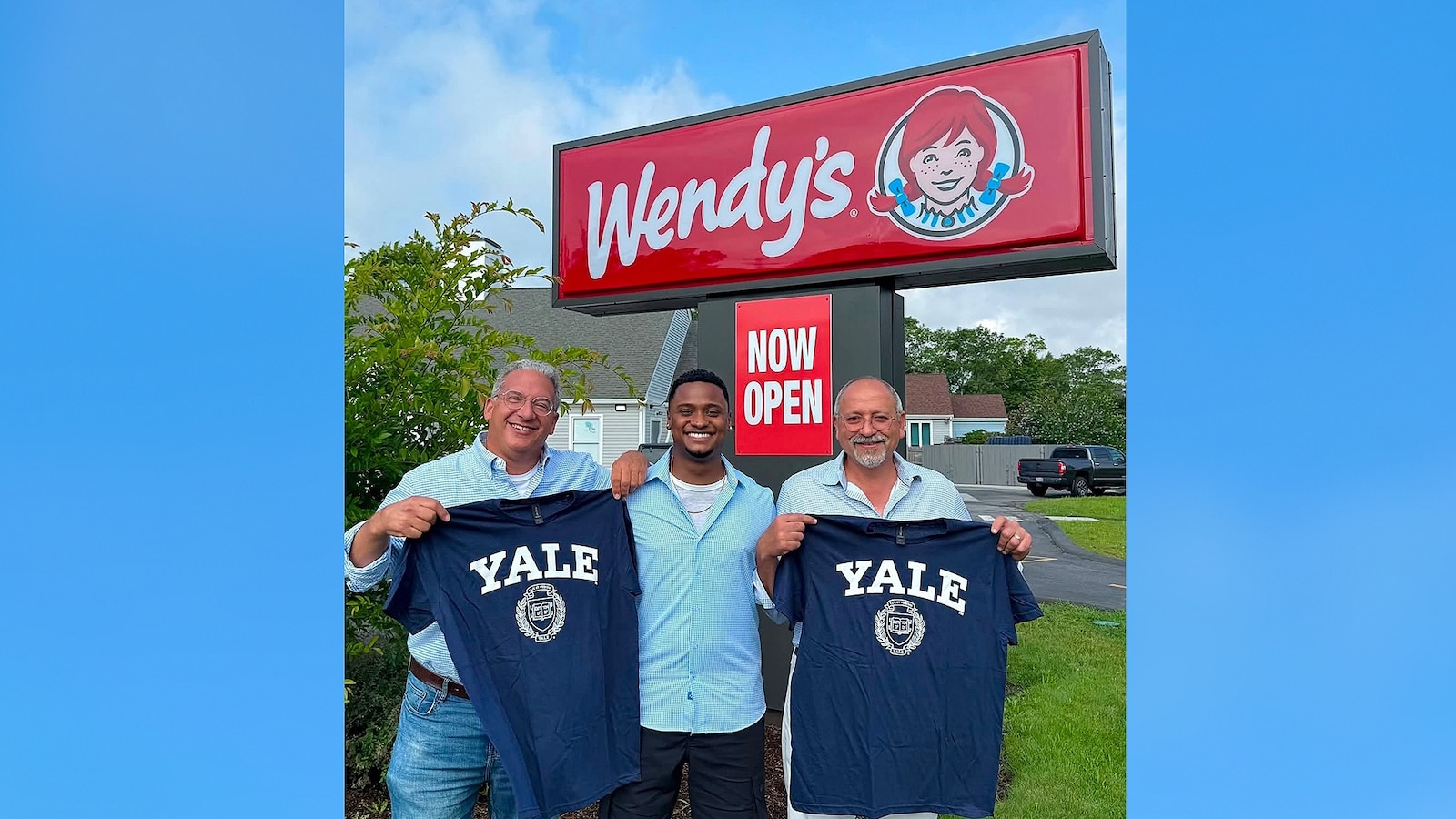 A young man is going from working at a Wendy's restaurant to attending Yale University this fall, after his bosses at the restaurant chain saw his potential and