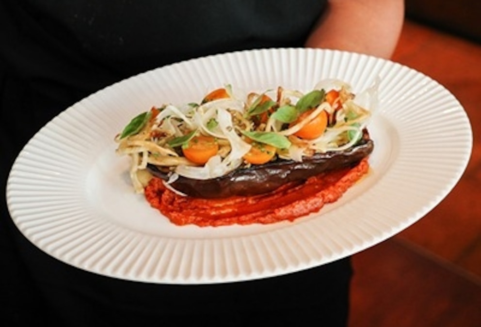 PHOTO: Chef Chef Lena Ciardullo’s eggplant brule is pictured here.