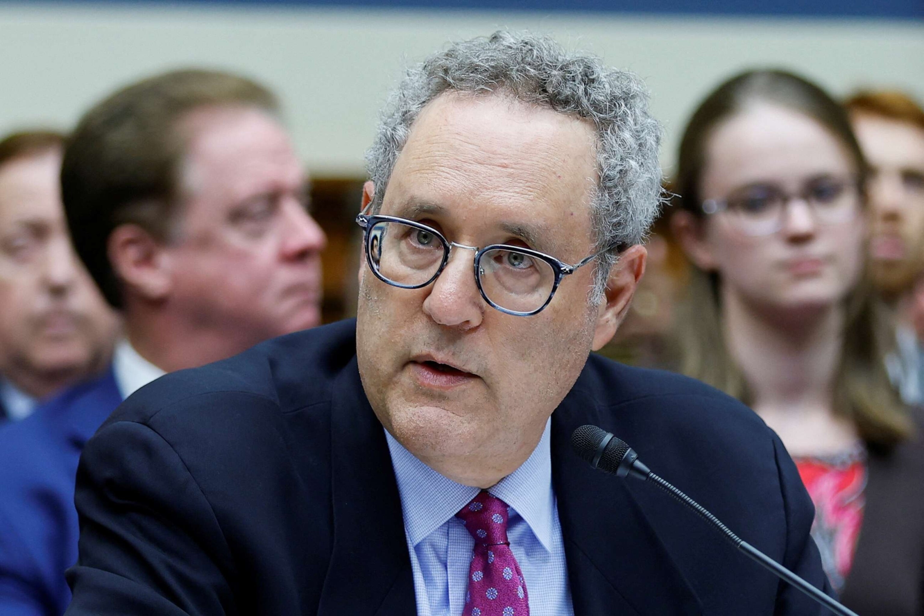 PHOTO: Michael Gerhardt, professor at the University of North Carolina's law school, speaks during a House Oversight and Accountability Committee impeachment inquiry hearing into President Joe Biden, Sept. 28, 2023, on Capitol Hill in Washington.