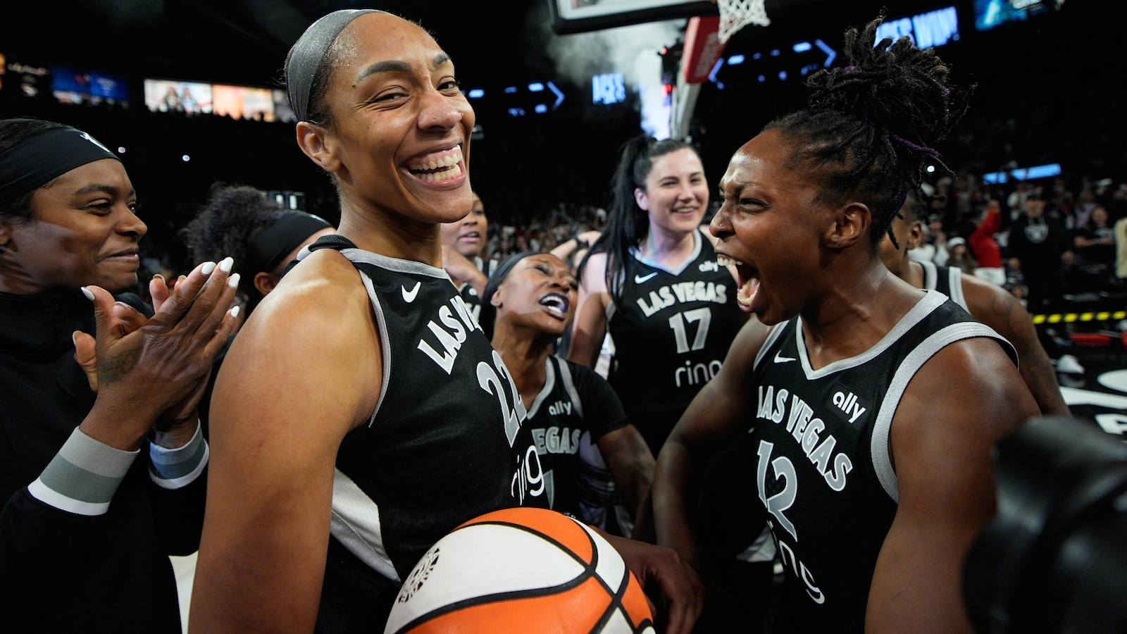 Aces Take 2-0 Lead in WNBA Finals