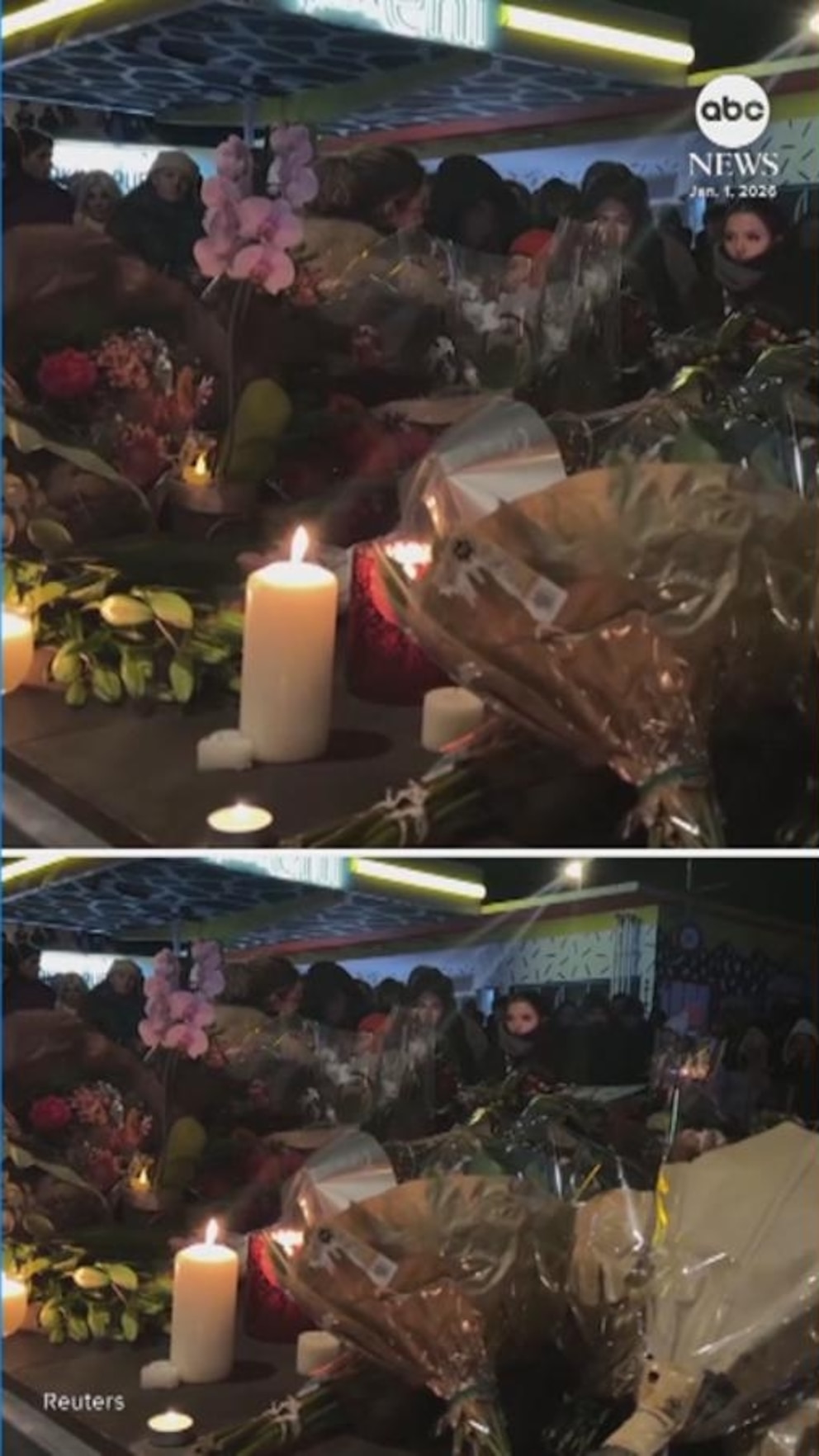 WATCH:  Vigil held for victims of New Year's bar fire in Swiss Alps resort town