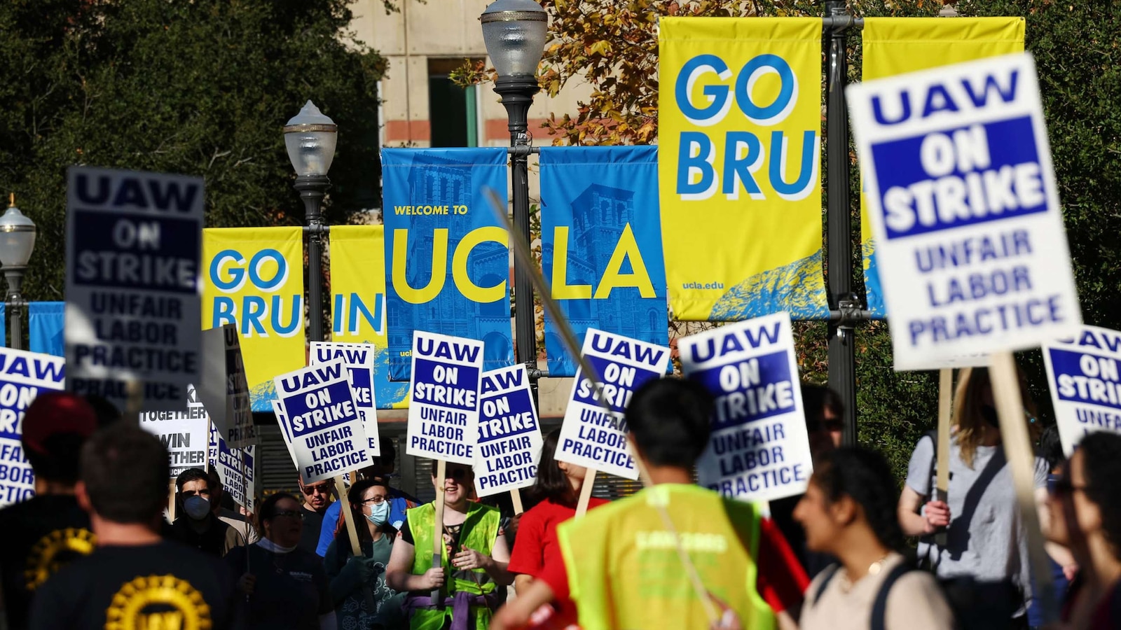 17 workers arrested at sit-in as University of California strike enters ...