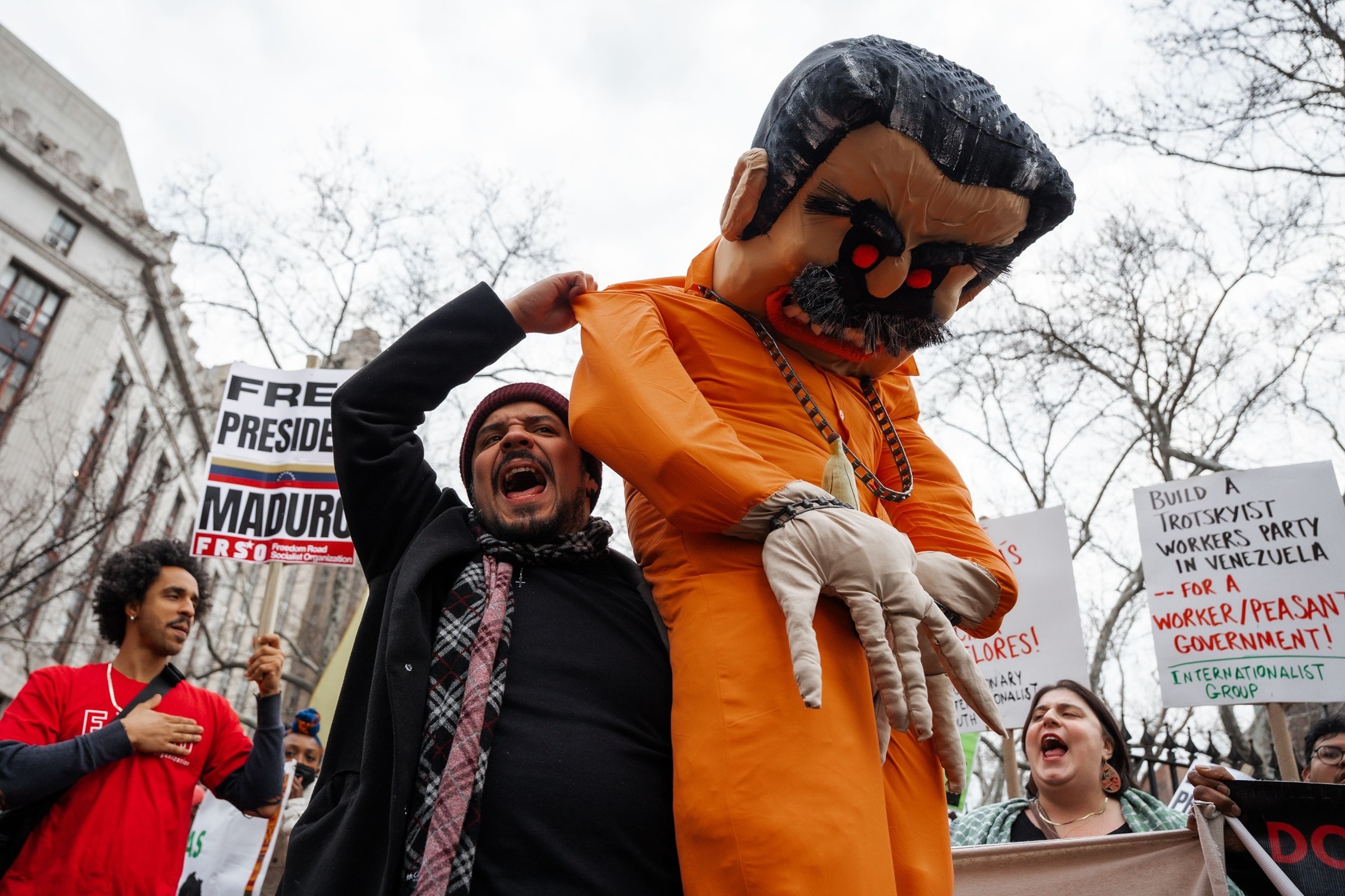 FOTO: Está previsto que el expresidente venezolano Maduro comparezca ante un tribunal de Nueva York en la ciudad de Nueva York el 26 de marzo de 2026.