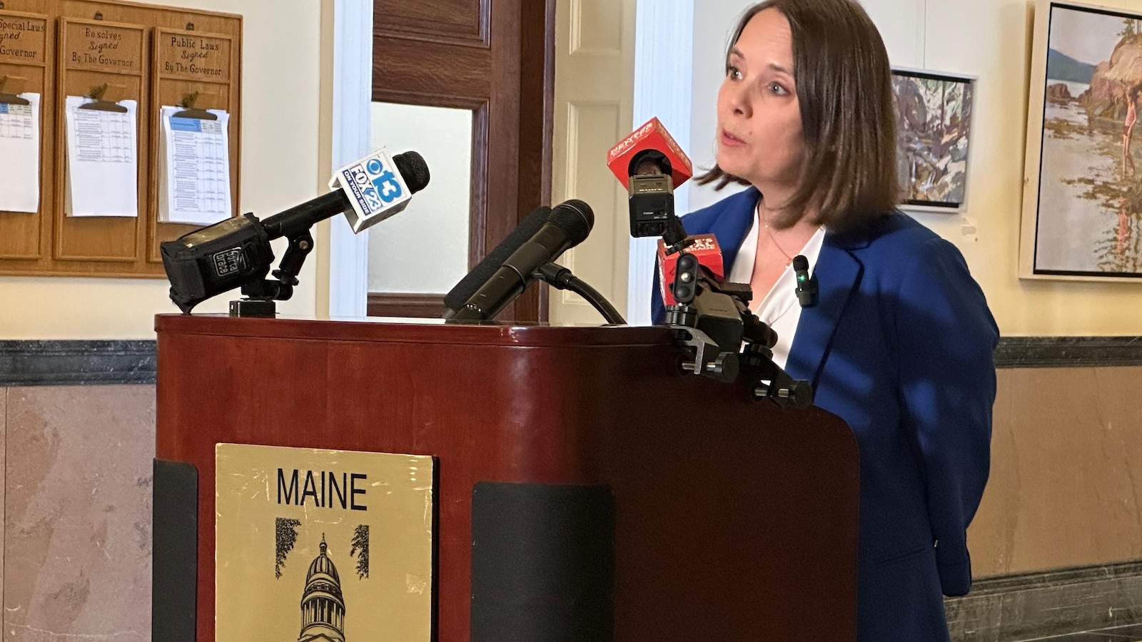 Maine is investigating a claim that bundles of ballots ended up in a resident's Amazon order