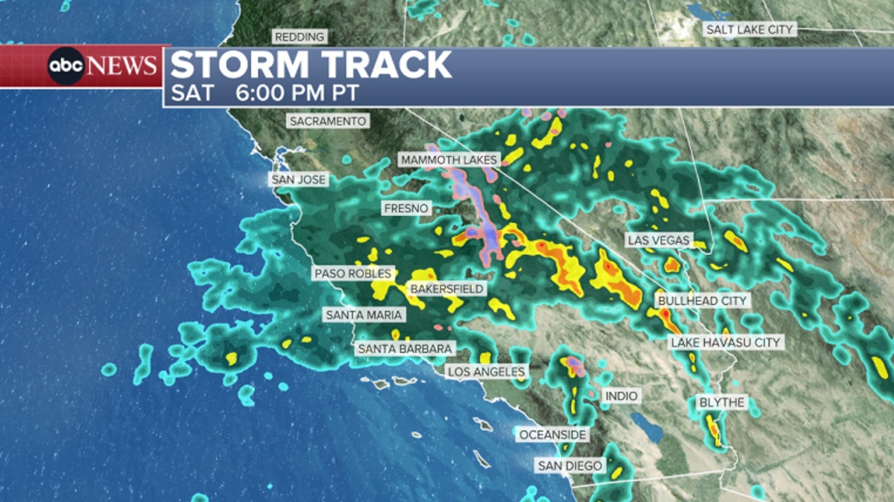Foto de : Storm track map